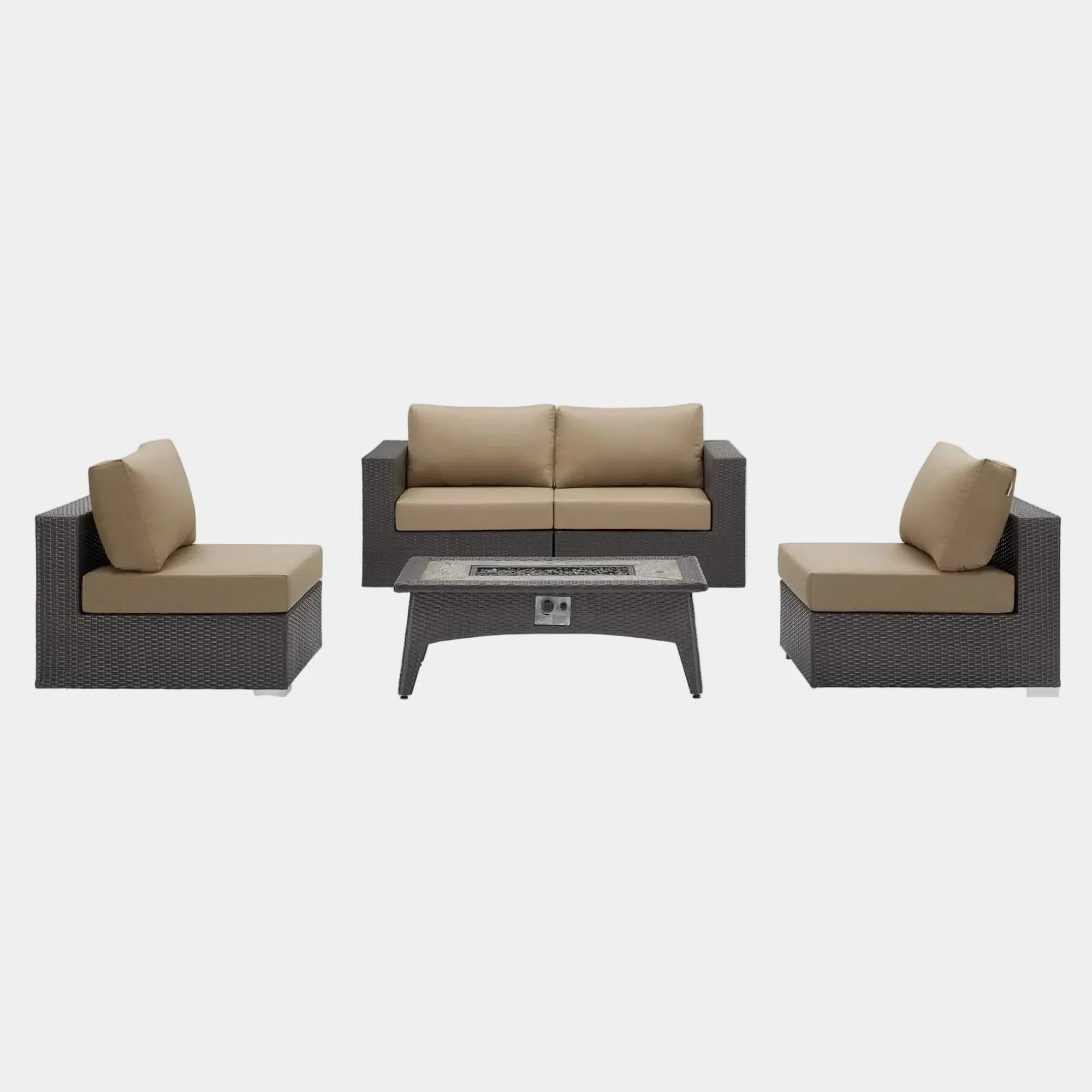 Convene 5 Piece Set Outdoor with Fire Pit
