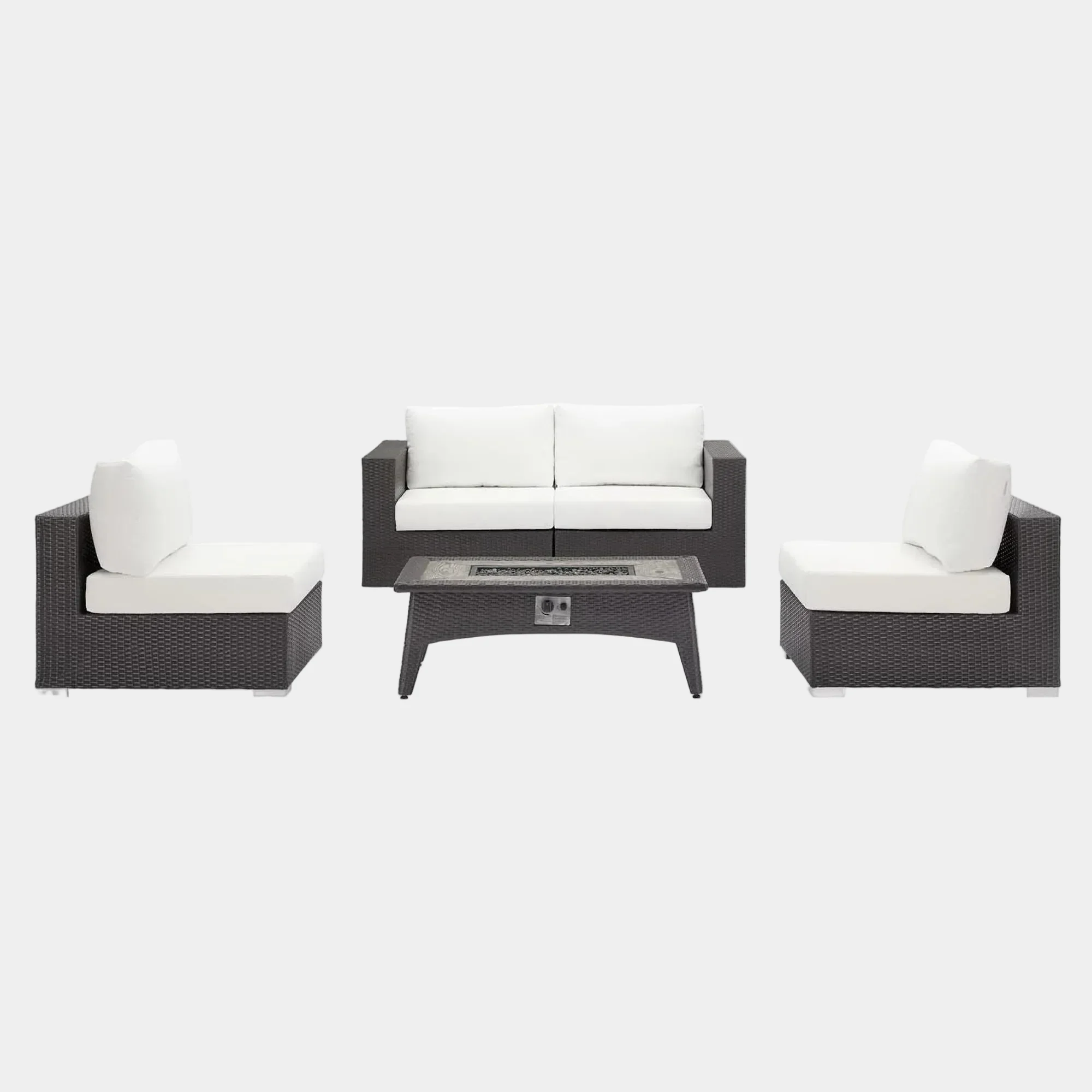 Convene 5 Piece Set Outdoor with Fire Pit - Image 10