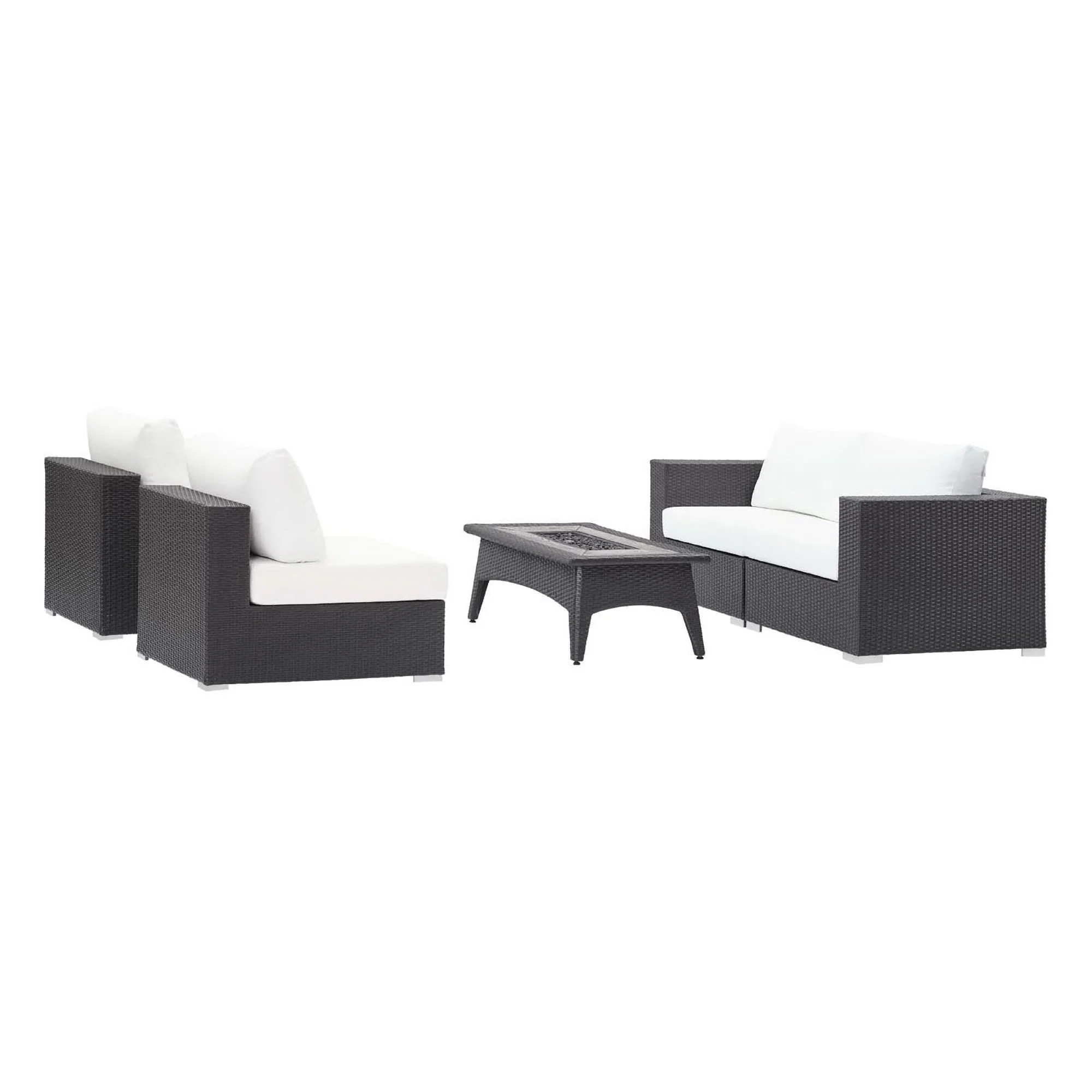 Convene 5 Piece Set Outdoor with Fire Pit - Image 12