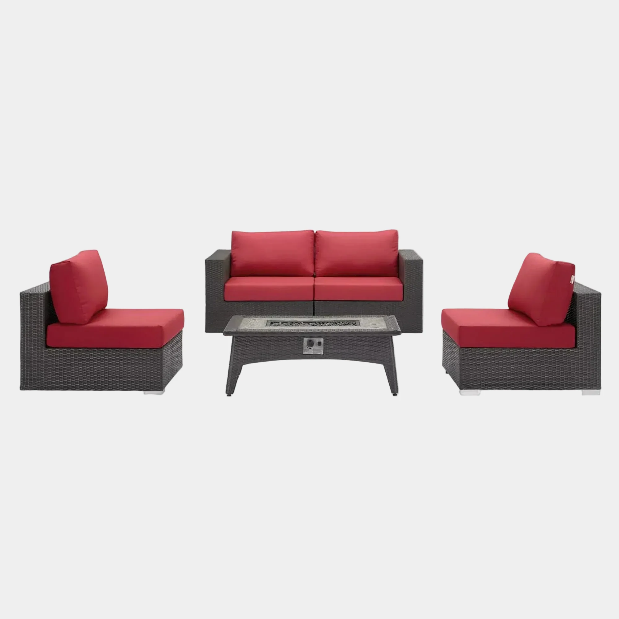 Convene 5 Piece Set Outdoor with Fire Pit - Image 28