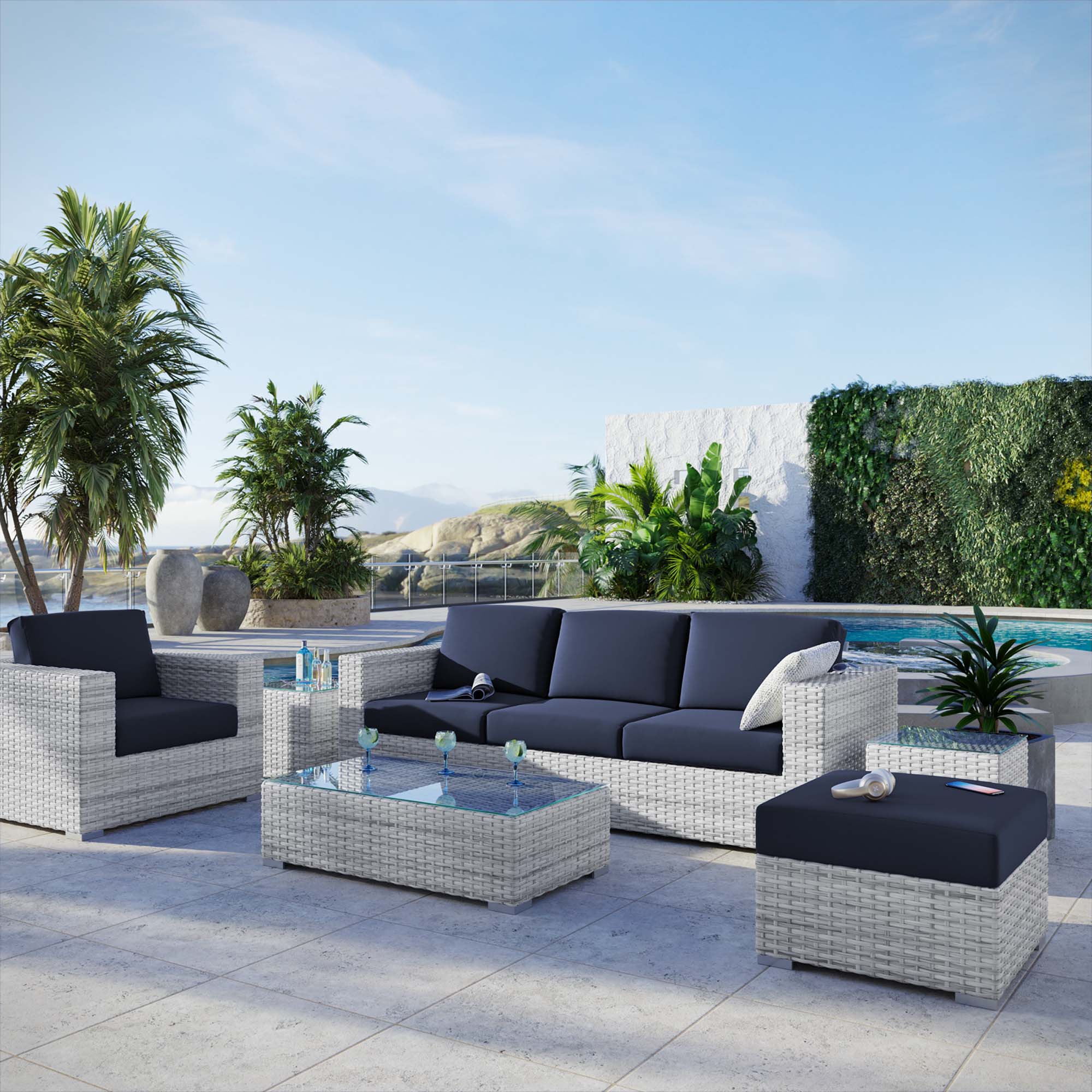 Convene 6-Piece Outdoor Patio Set - Image 19