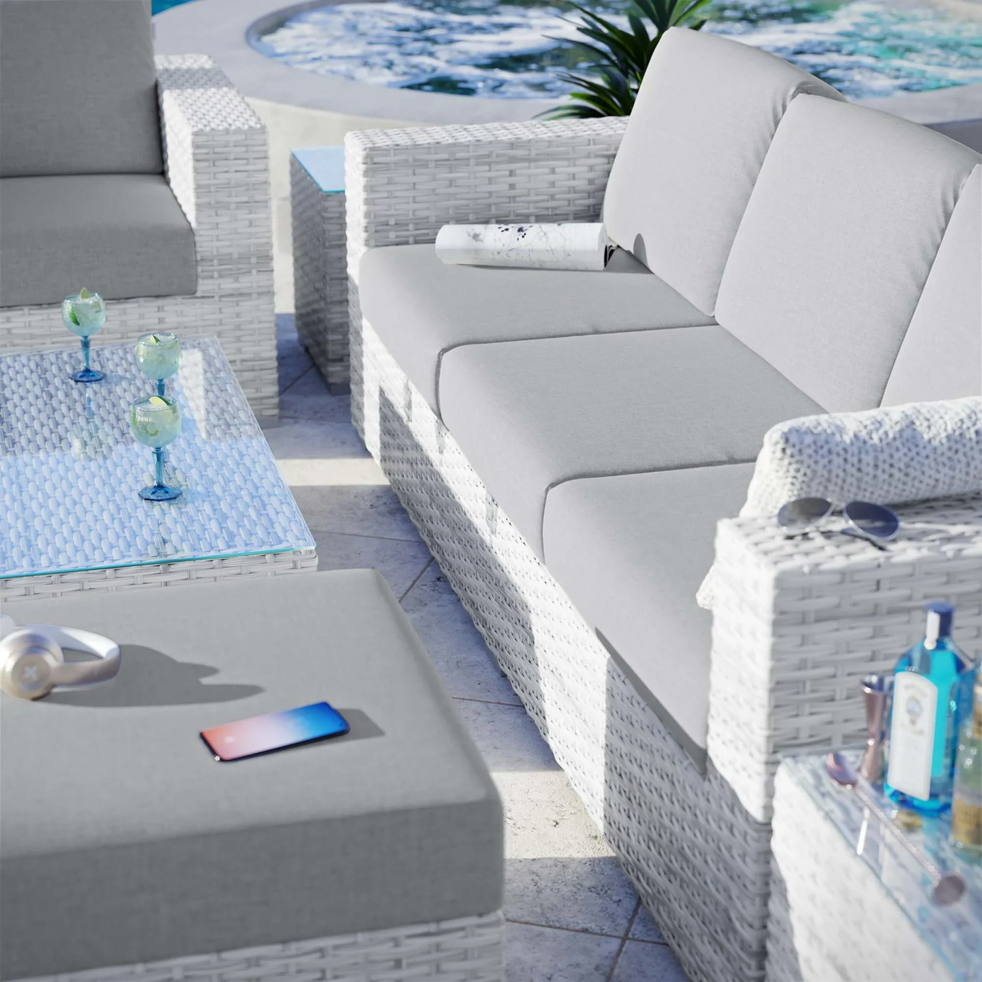 Convene 6-Piece Outdoor Patio Set - Image 3