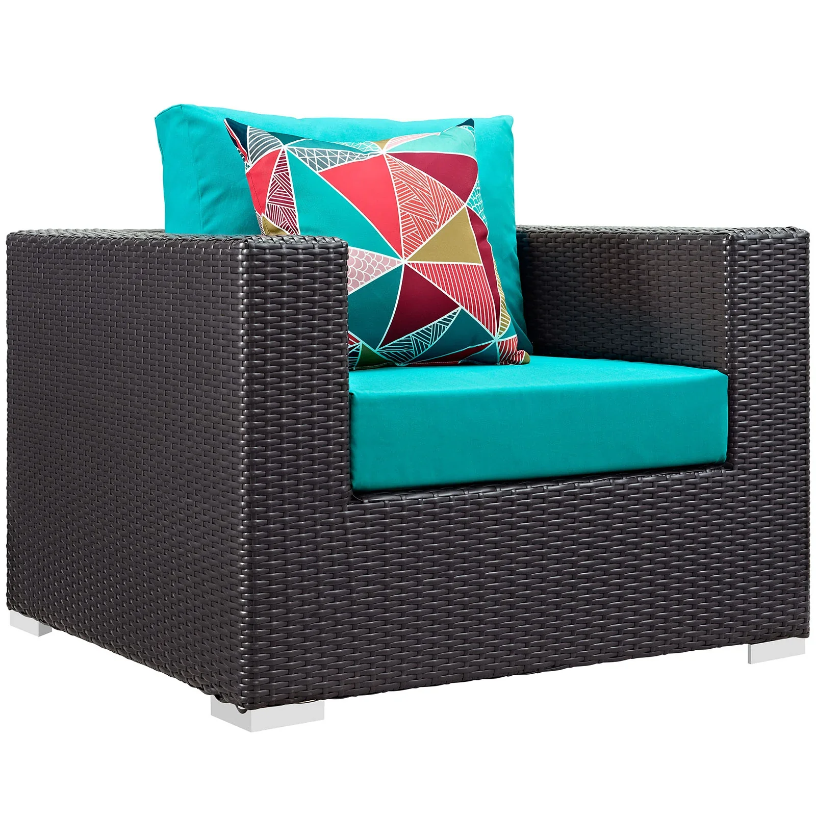 Convene 8 Piece Outdoor Patio Sectional Set - Image 11
