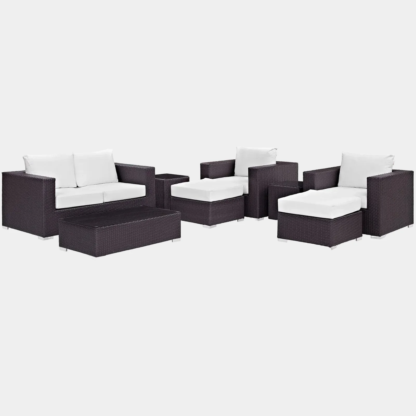 Convene 8 Piece Outdoor Patio Sofa Set - Image 10