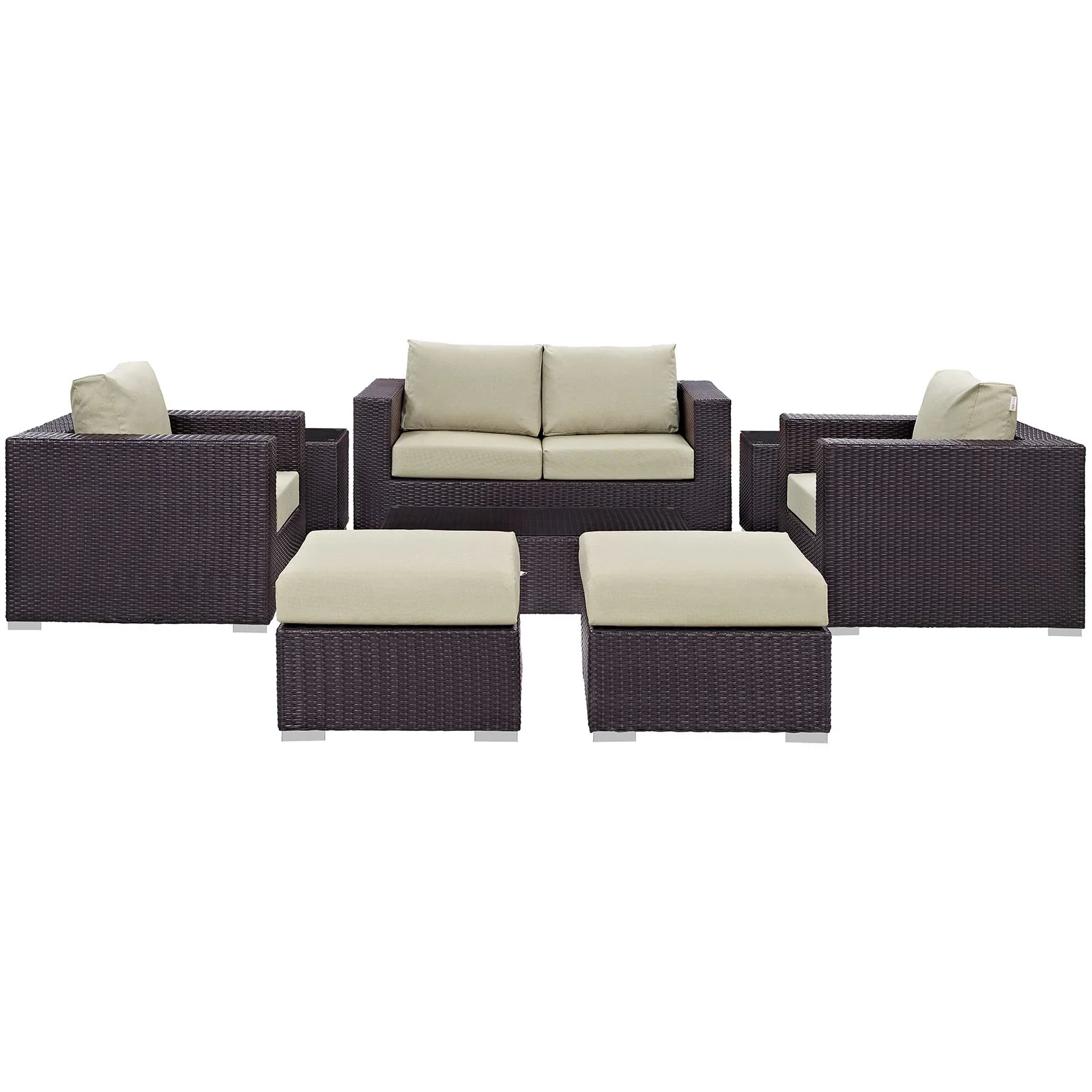 Convene 8 Piece Outdoor Patio Sofa Set - Image 4
