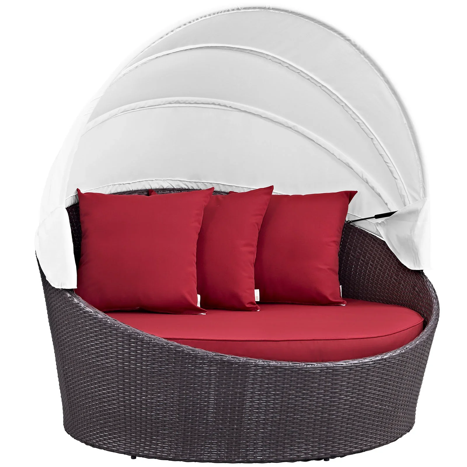 Convene Canopy Outdoor Patio Daybed - Image 9