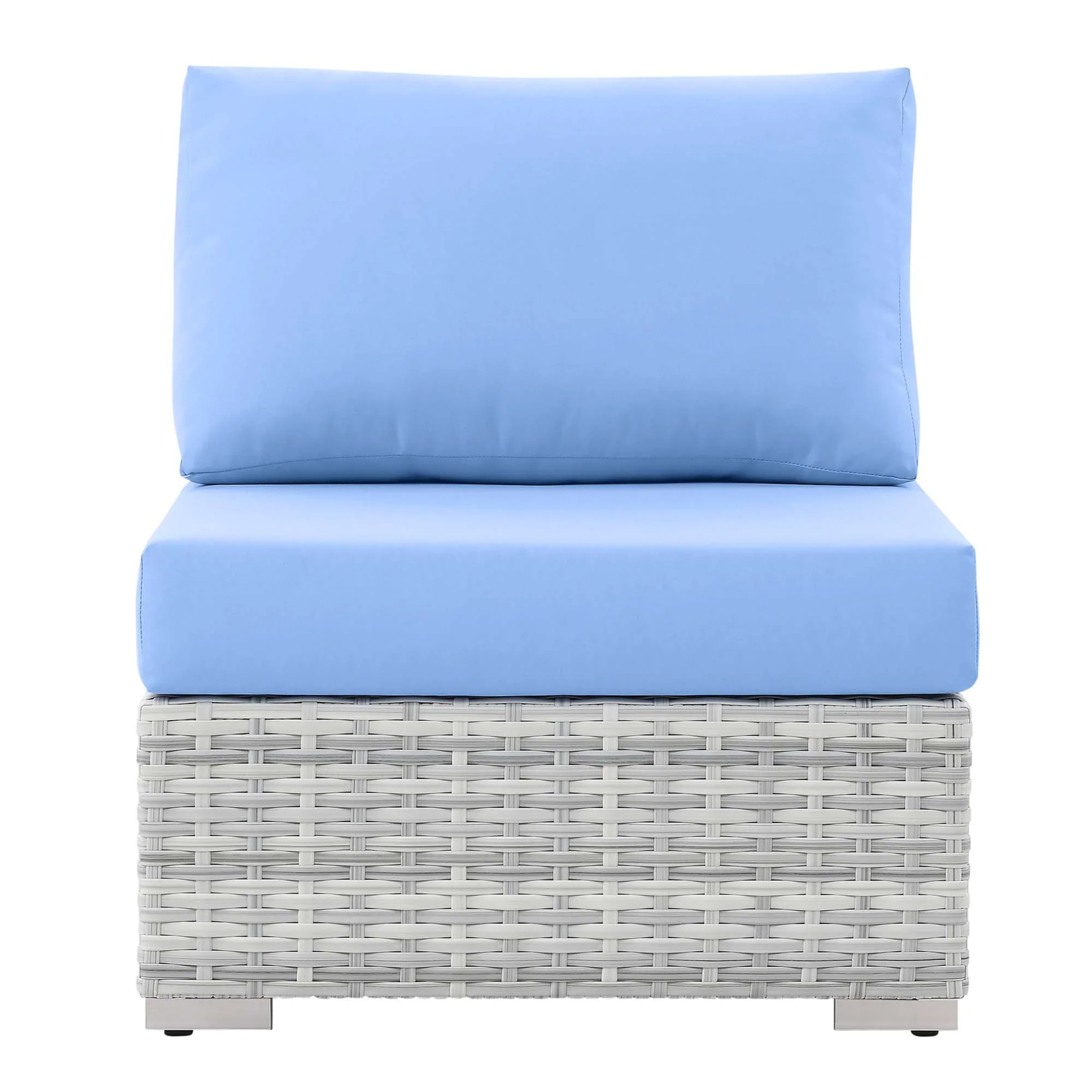 Convene Outdoor Patio Armless Chair - Image 12