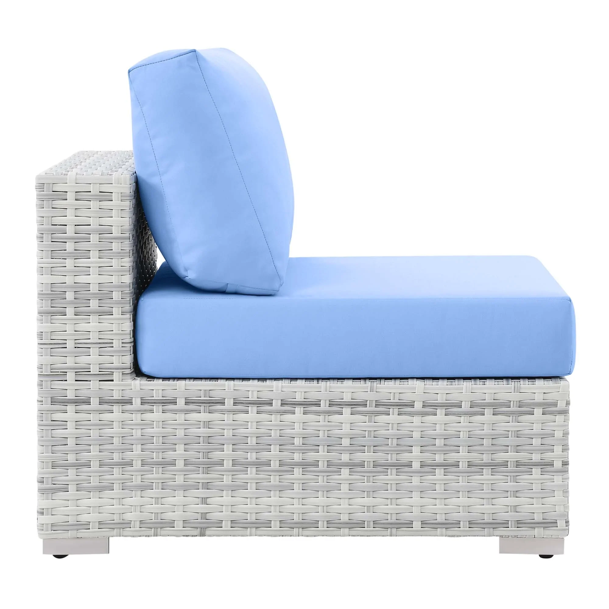 Convene Outdoor Patio Armless Chair - Image 13