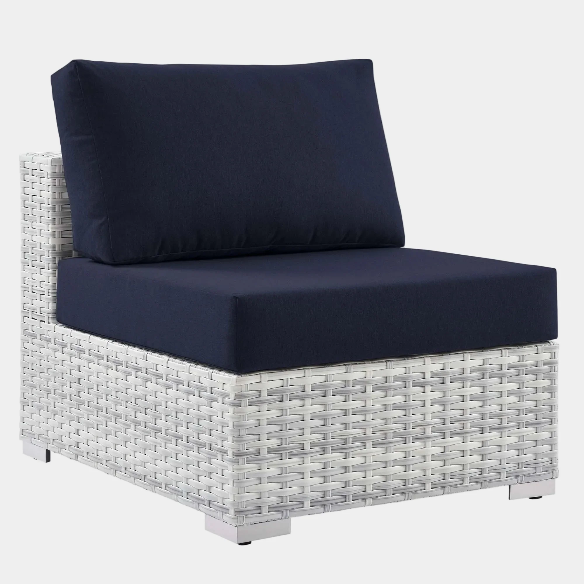 Convene Outdoor Patio Armless Chair - Image 17