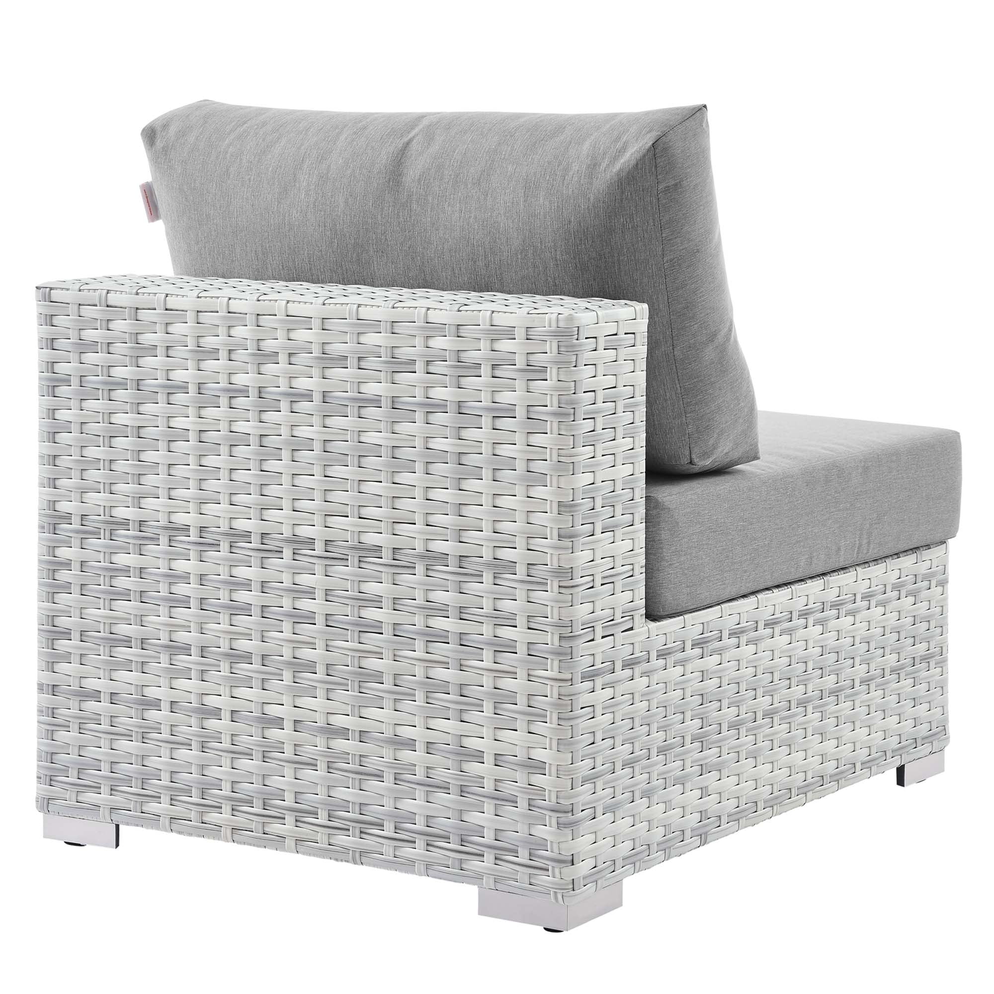 Convene Outdoor Patio Armless Chair - Image 5