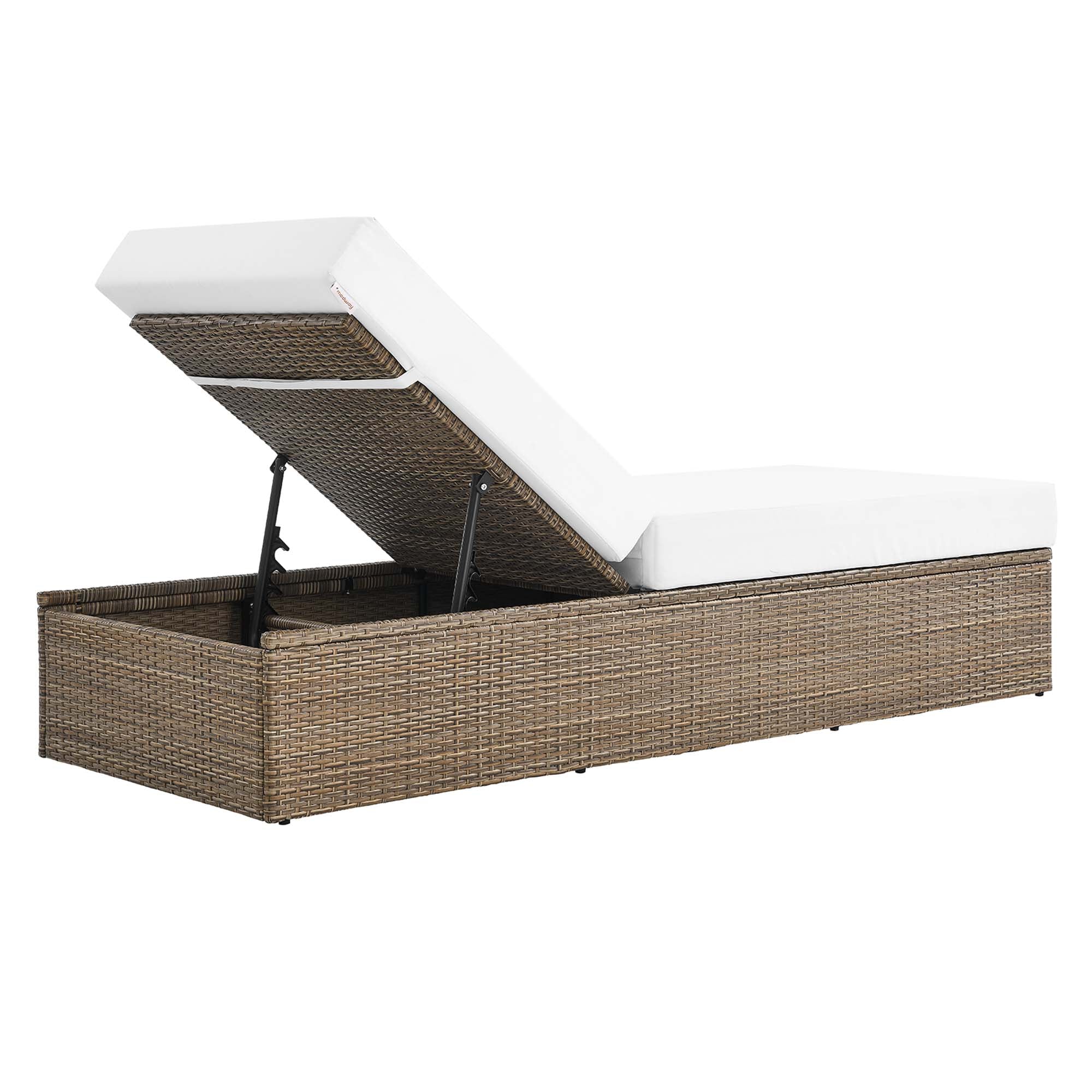 Convene Outdoor Patio Chaise Lounge Chair - Image 17