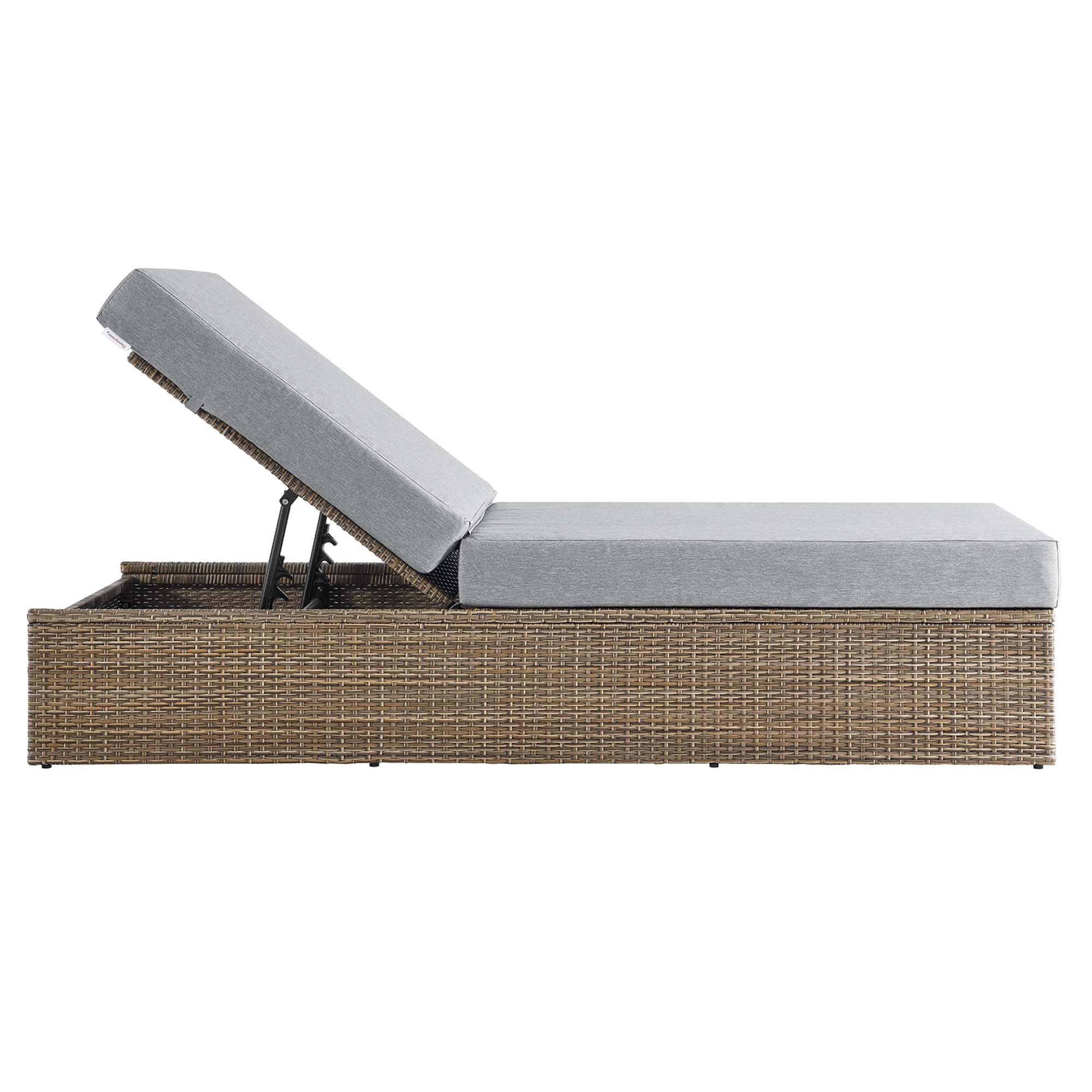 Convene Outdoor Patio Chaise Lounge Chair - Image 4