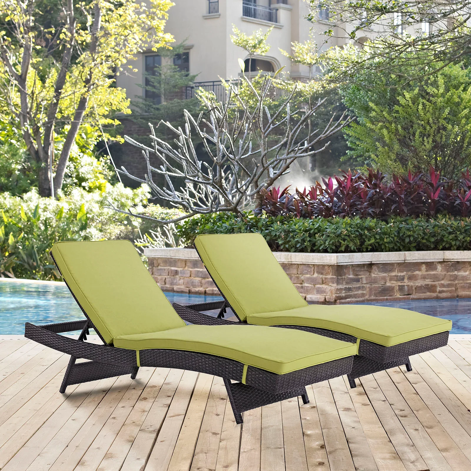Convene Outdoor Patio Chaise Set of 2 - Image 10