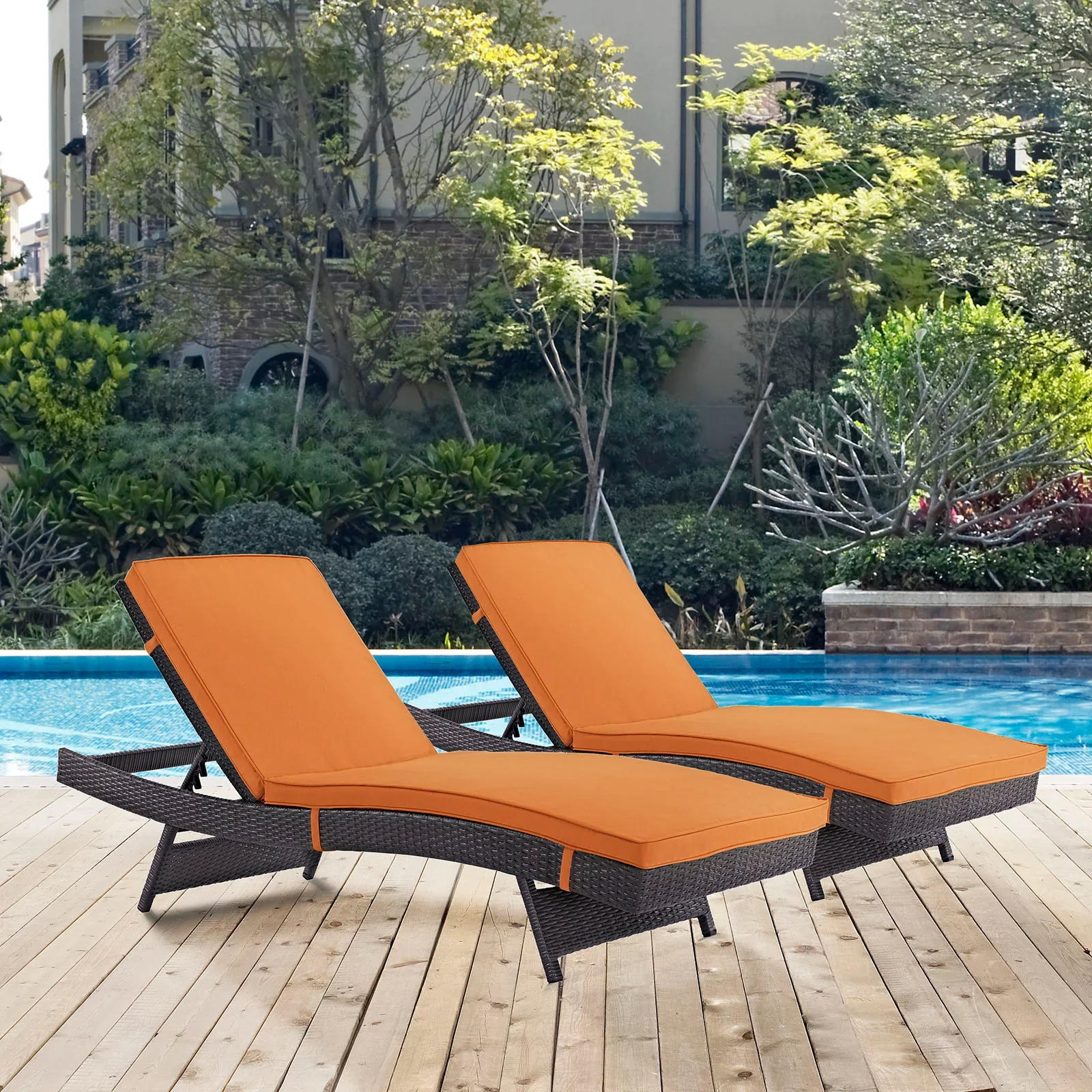 Convene Outdoor Patio Chaise Set of 2 - Image 6
