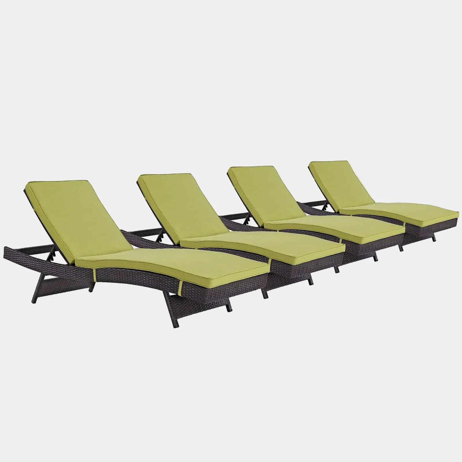 Convene Outdoor Patio Chaise Set of 4 - Image 11