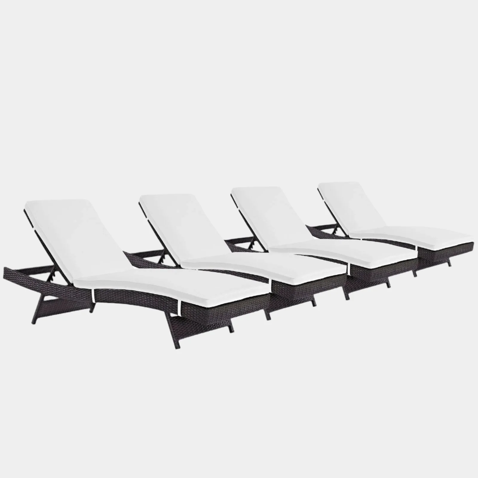Convene Outdoor Patio Chaise Set of 4 - Image 26