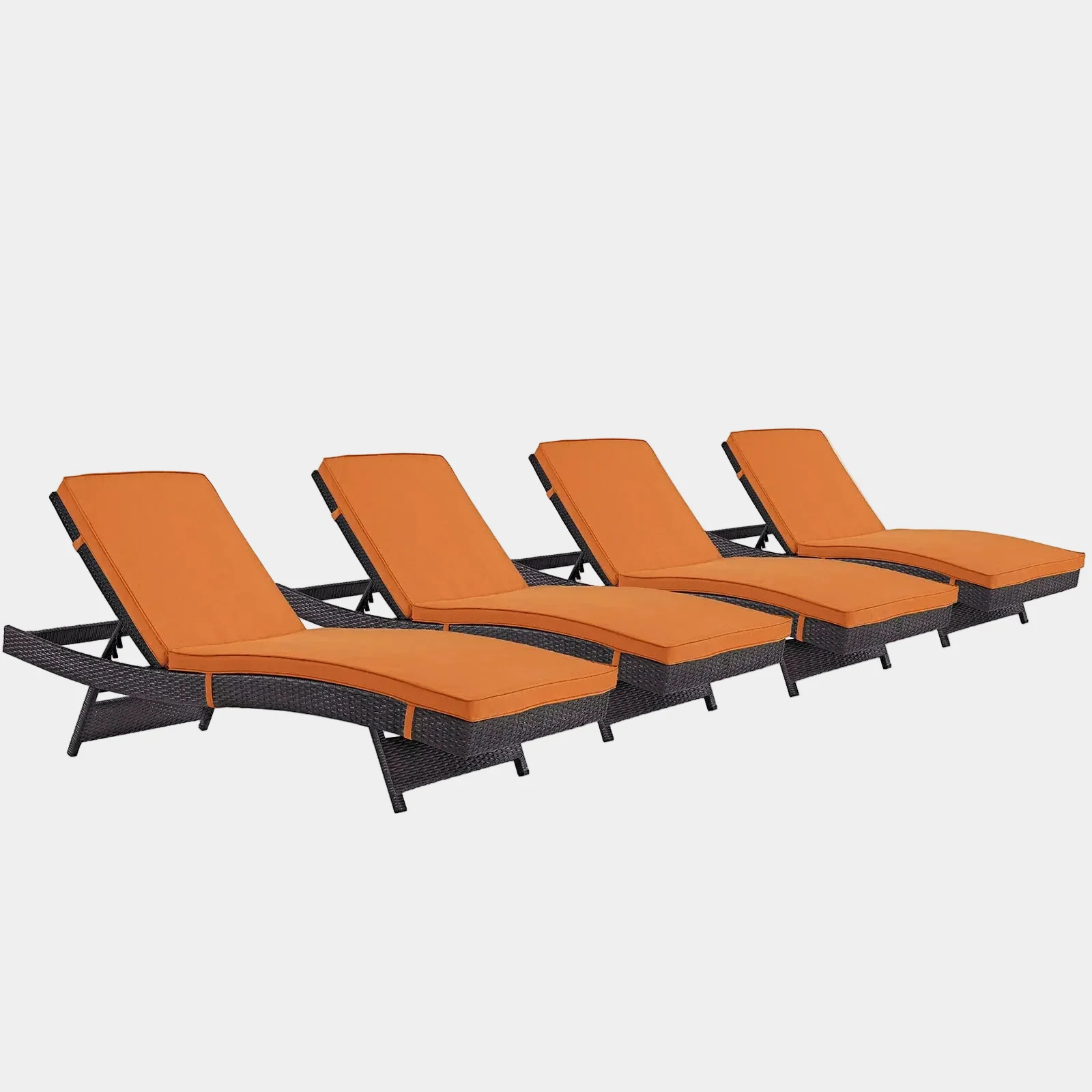Convene Outdoor Patio Chaise Set of 4 - Image 6