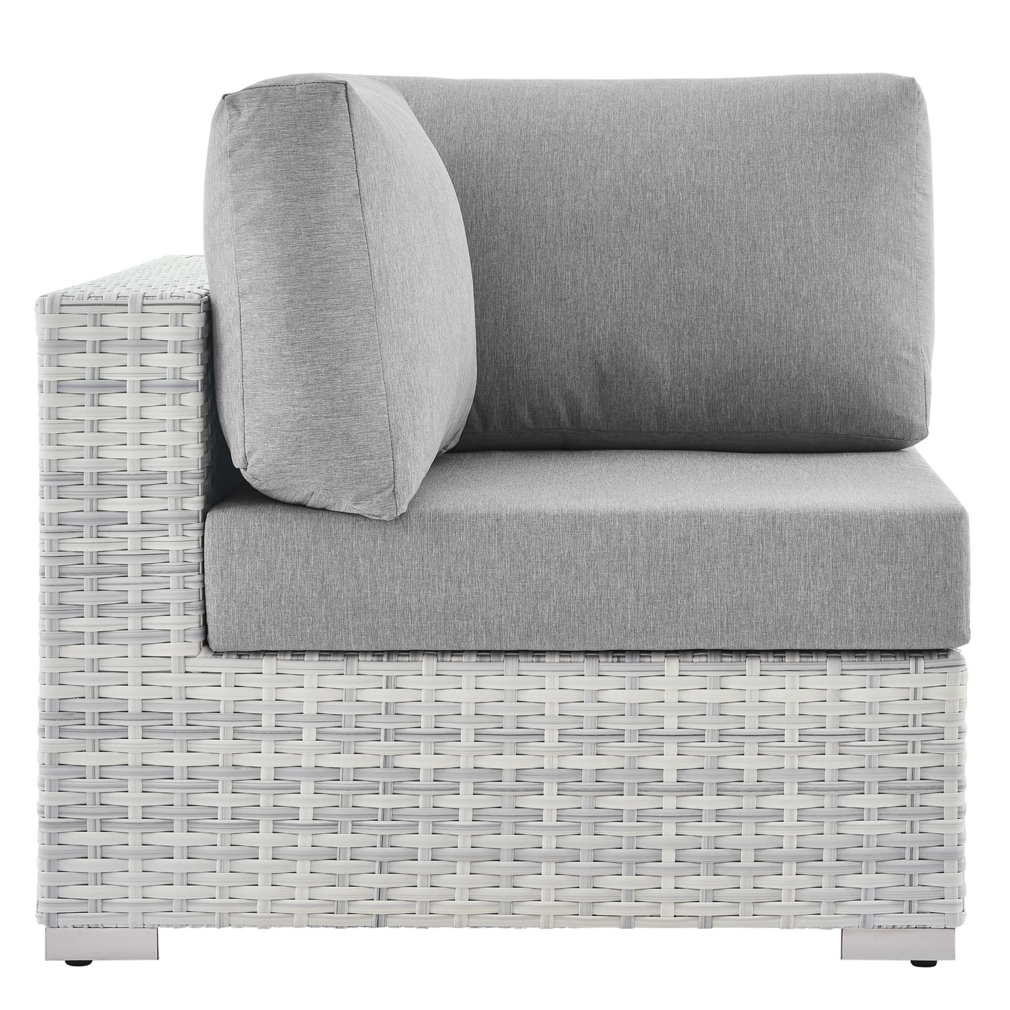 Convene Outdoor Patio Corner Chair - Image 11
