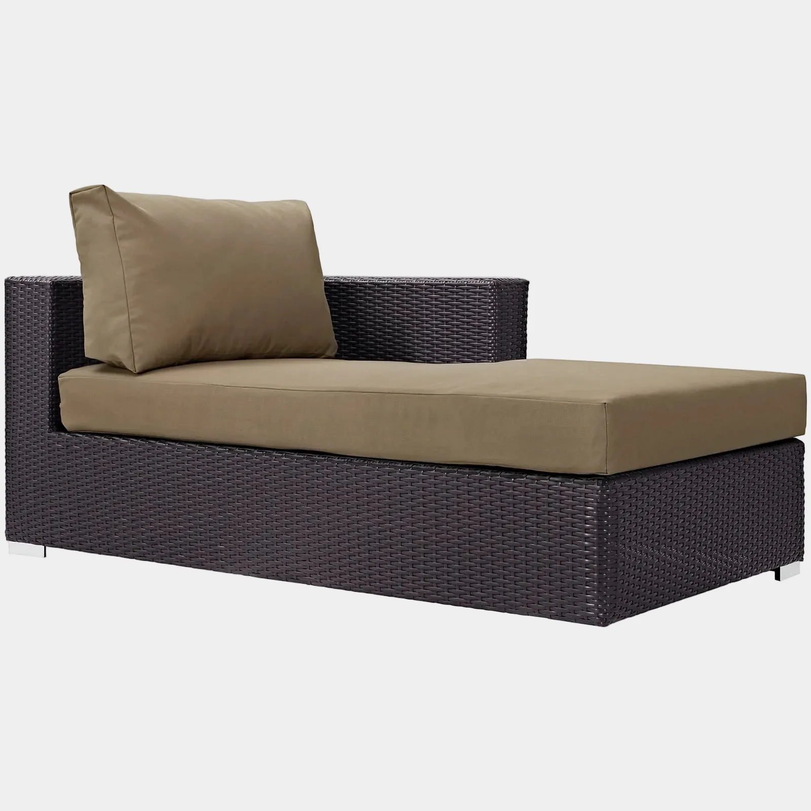 Convene Outdoor Patio Fabric Right Arm Chaise - Image 2