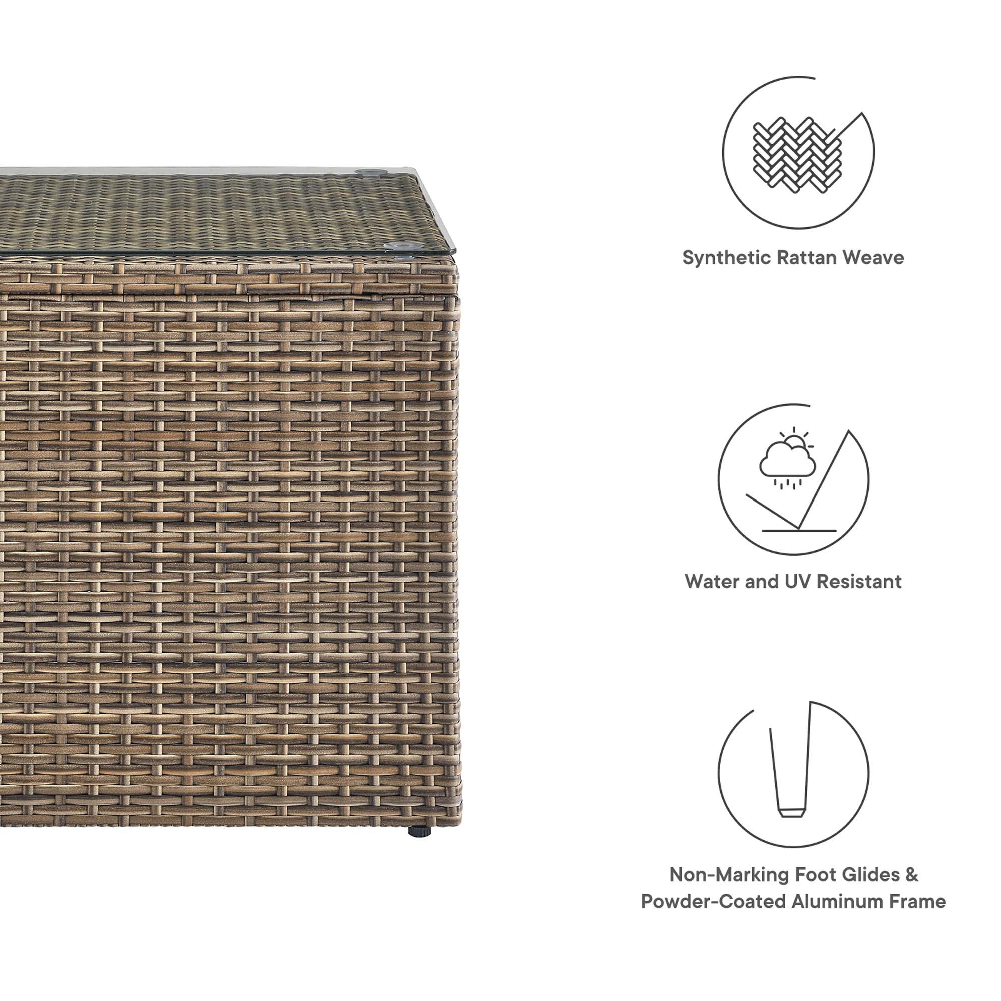 Convene Outdoor Patio Side Table - Image 4