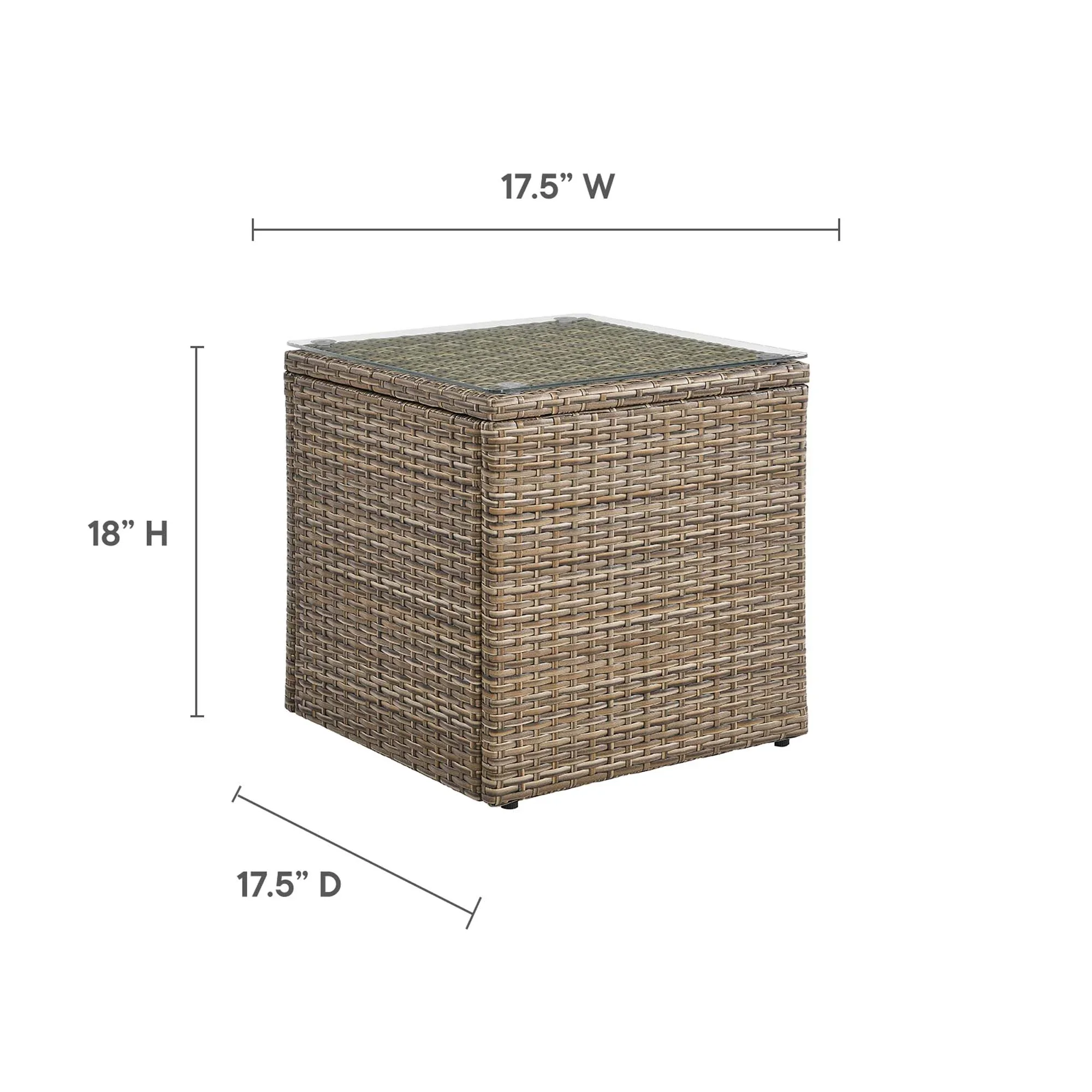 Convene Outdoor Patio Side Table - Image 9