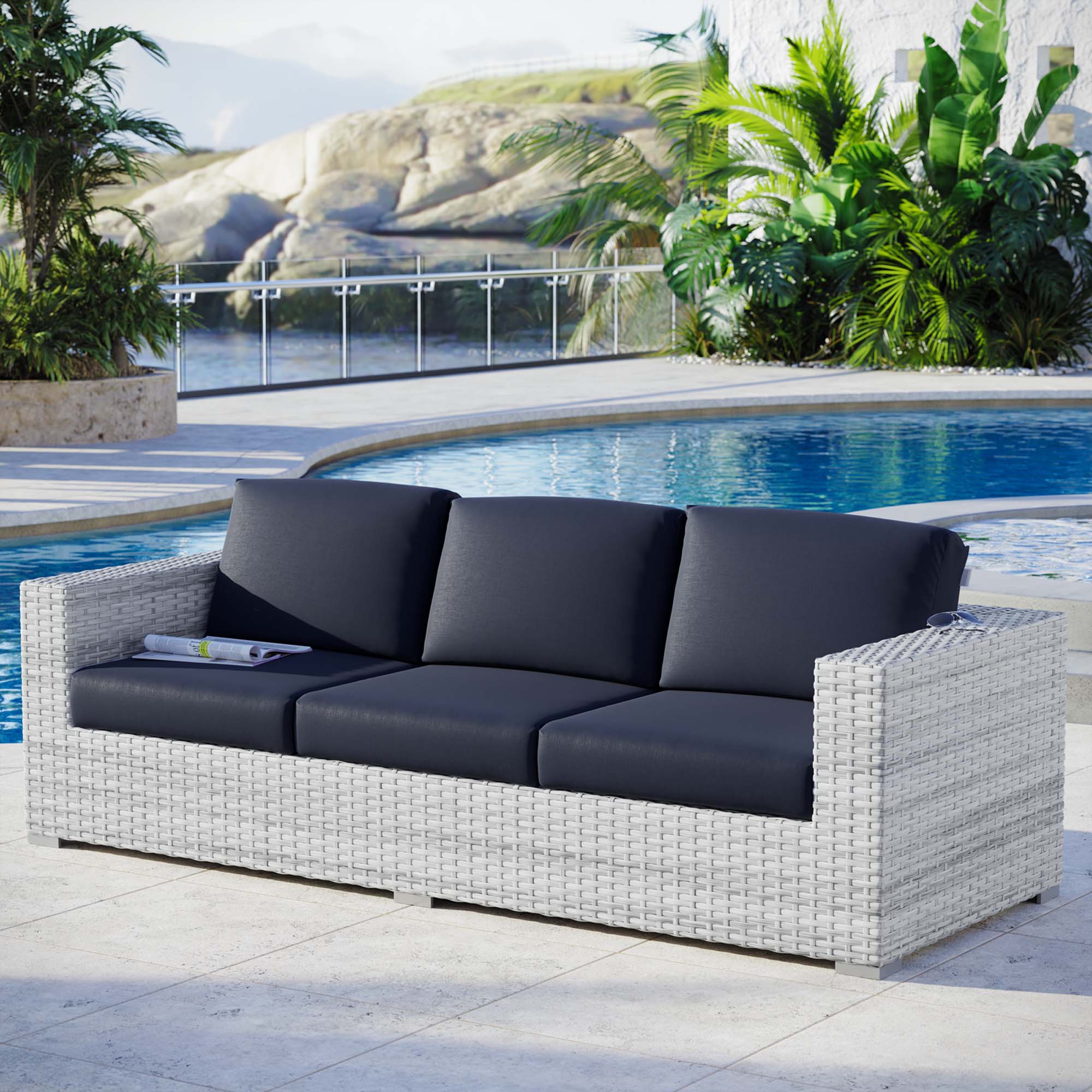 Convene Outdoor Patio Sofa - Image 10