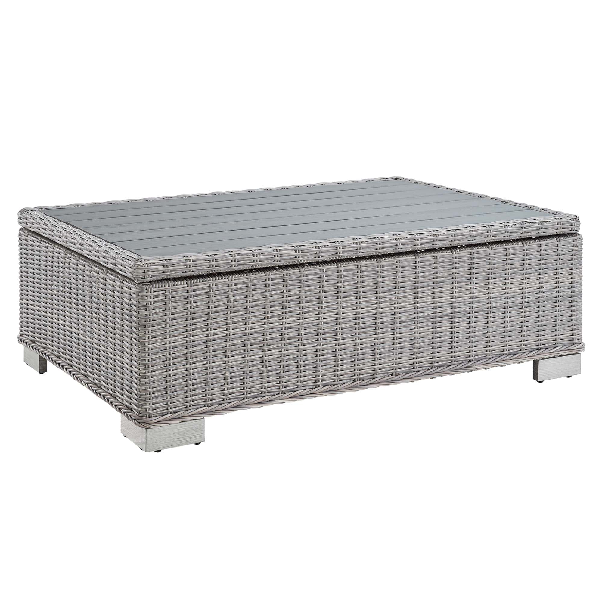 Conway 4-Piece Outdoor Patio Wicker Rattan Furniture Set - Image 6