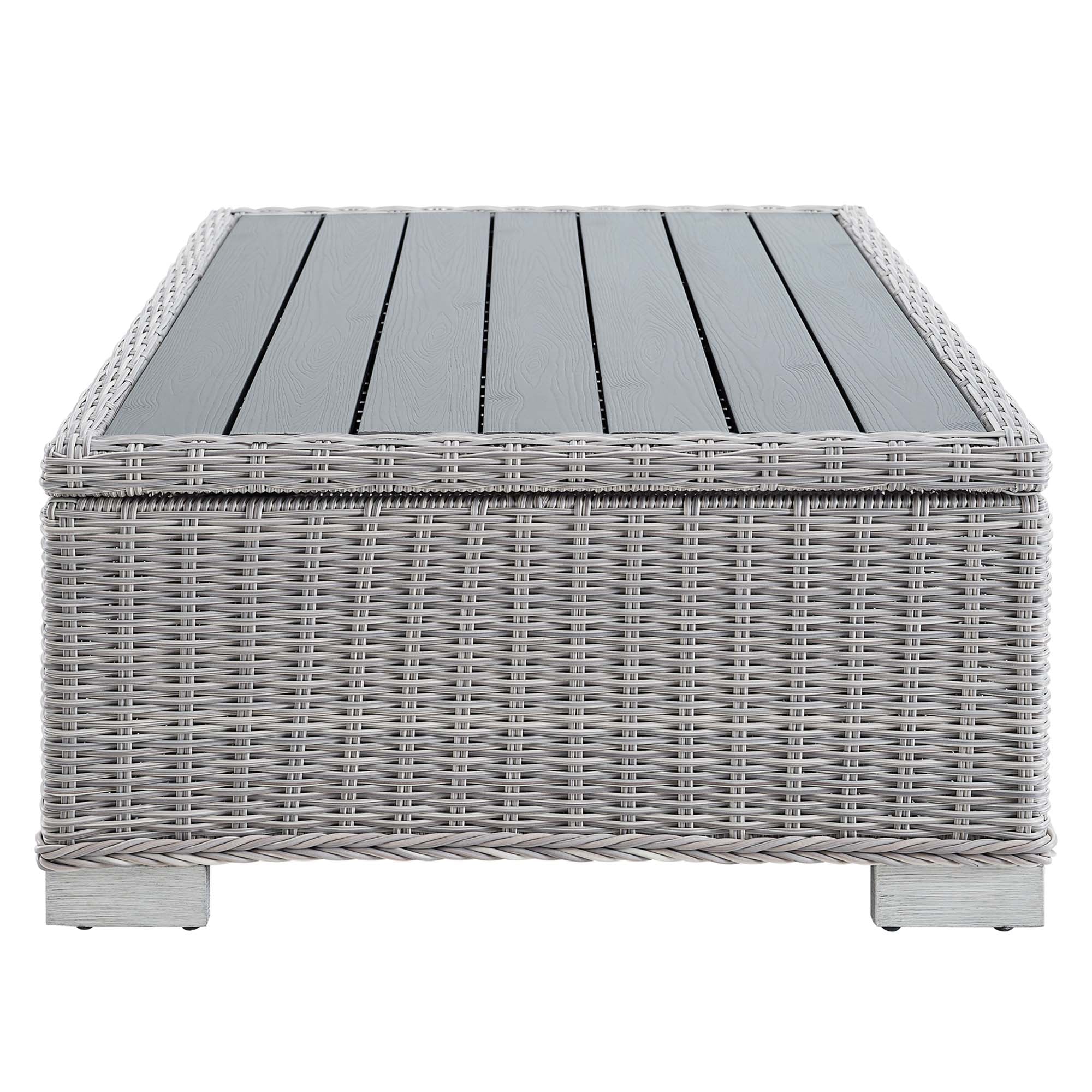 Conway 4-Piece Outdoor Patio Wicker Rattan Furniture Set - Image 9