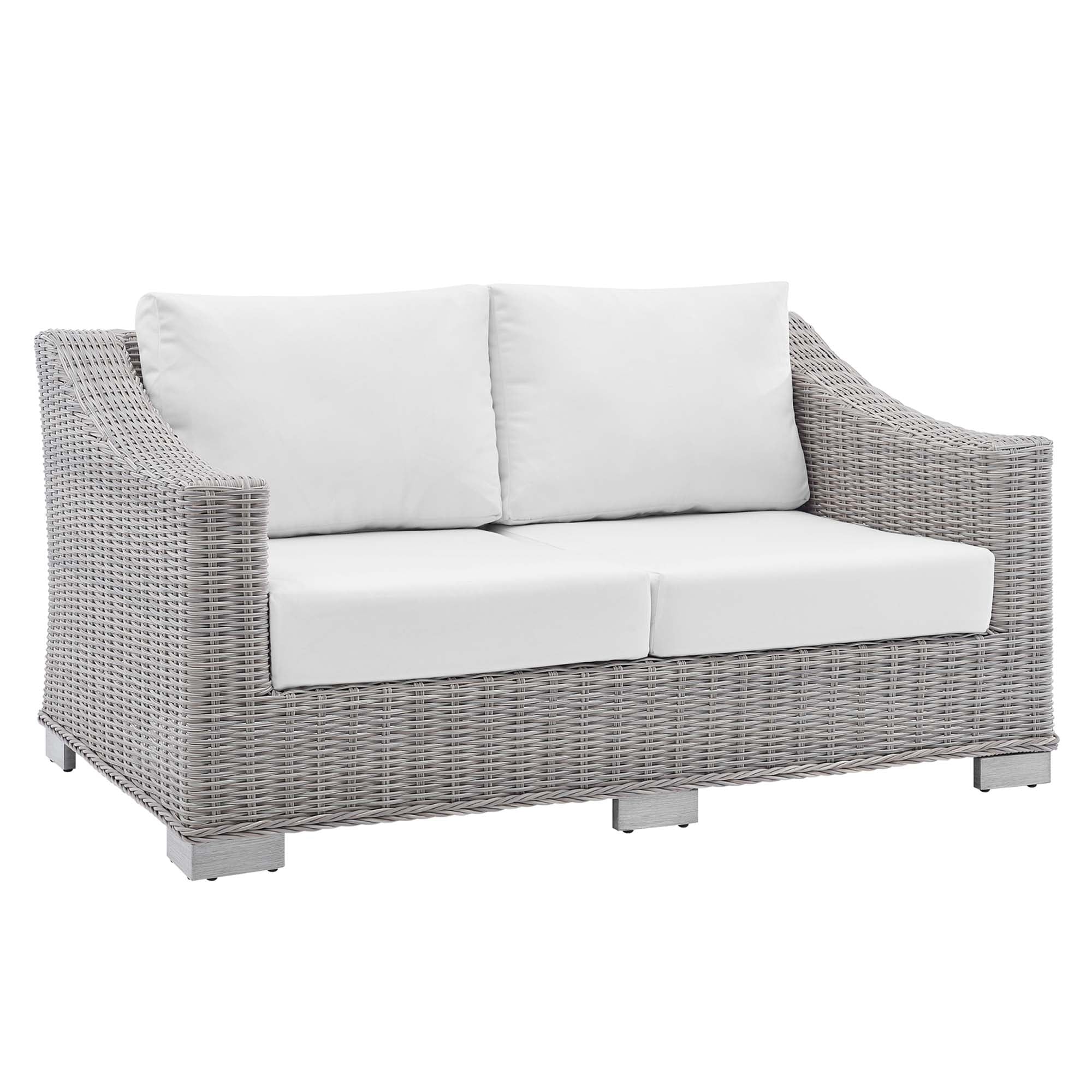Conway 4-Piece Sunbrella® Outdoor Patio Wicker Rattan Furniture Set - Image 33