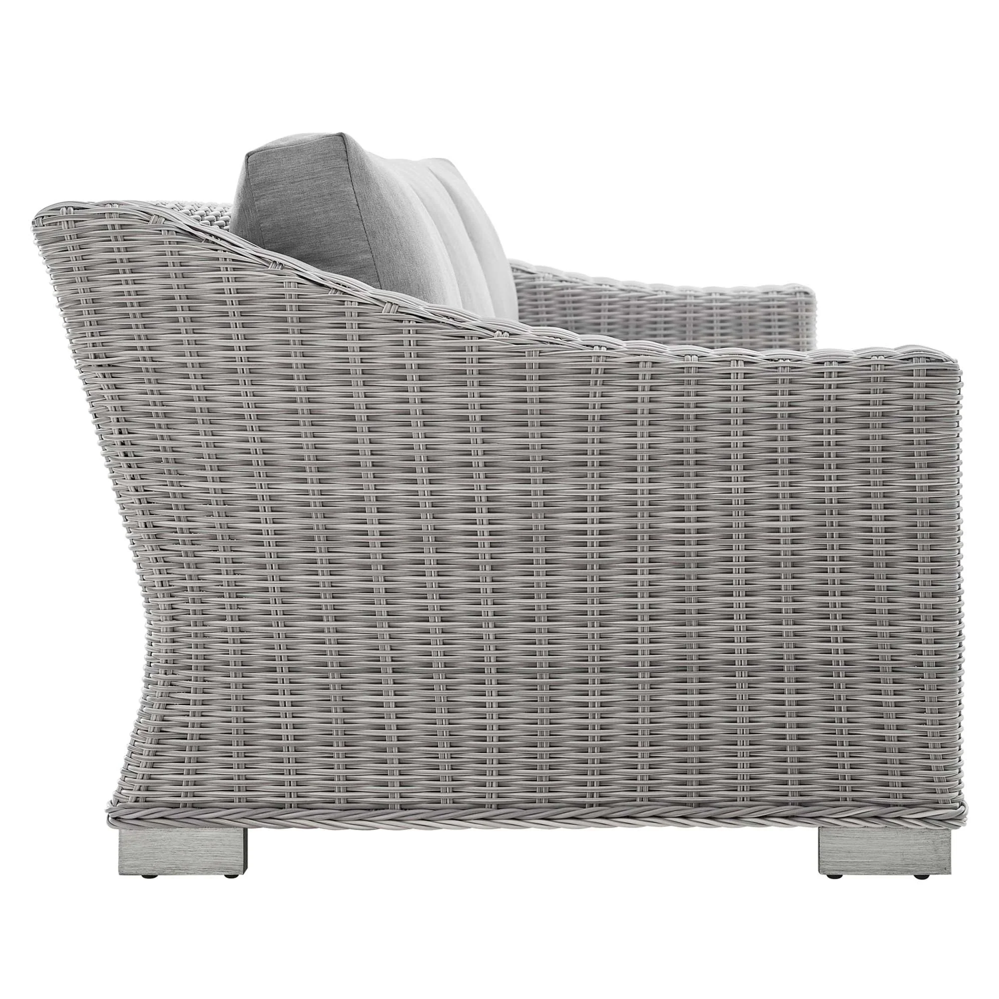 Conway 4-Piece Sunbrella® Outdoor Patio Wicker Rattan Furniture Set - Image 20