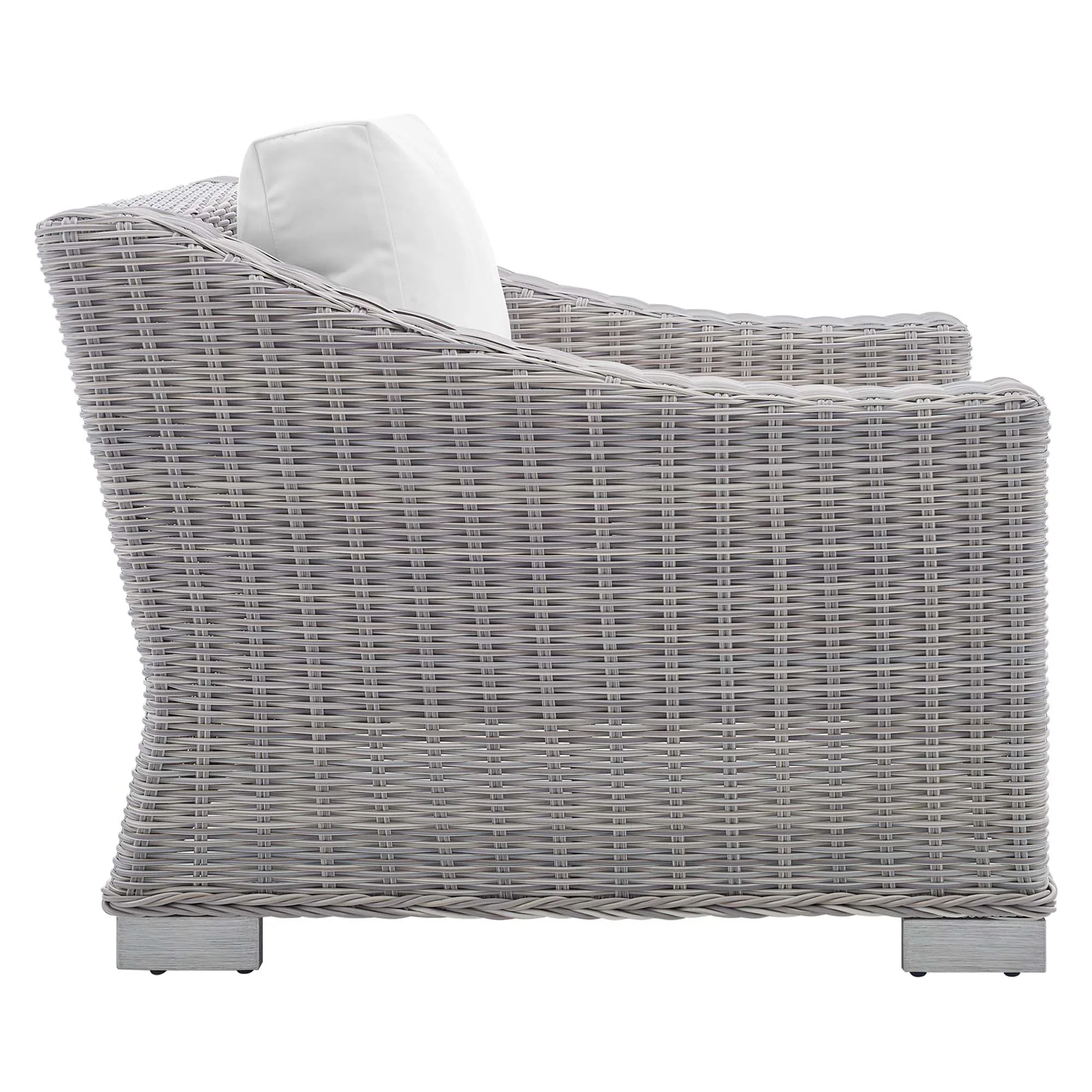 Conway 4-Piece Sunbrella® Outdoor Patio Wicker Rattan Furniture Set - Image 34