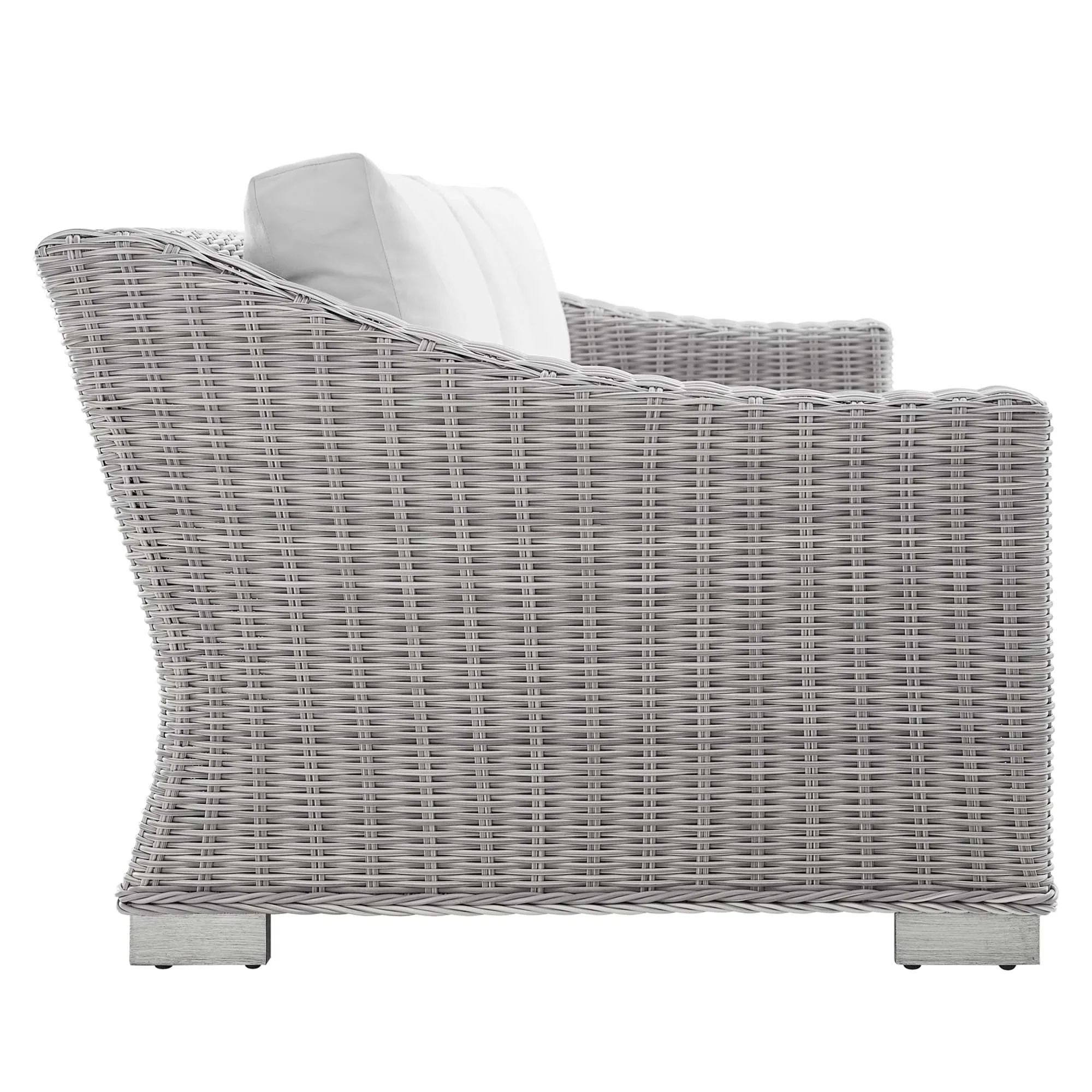 Conway 4-Piece Sunbrella® Outdoor Patio Wicker Rattan Furniture Set - Image 35