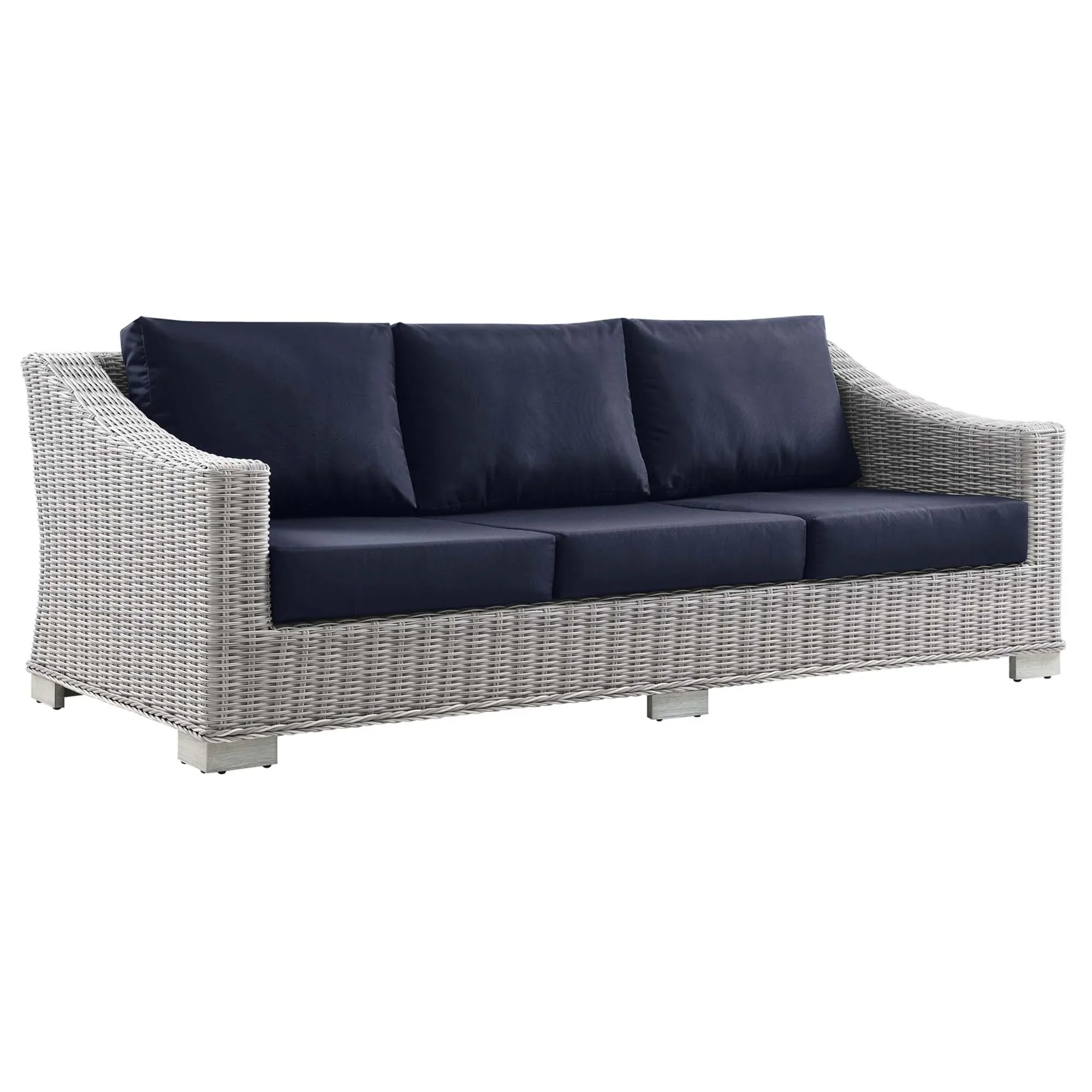 Conway 5-Piece Outdoor Patio Wicker Rattan Furniture Set - Image 22