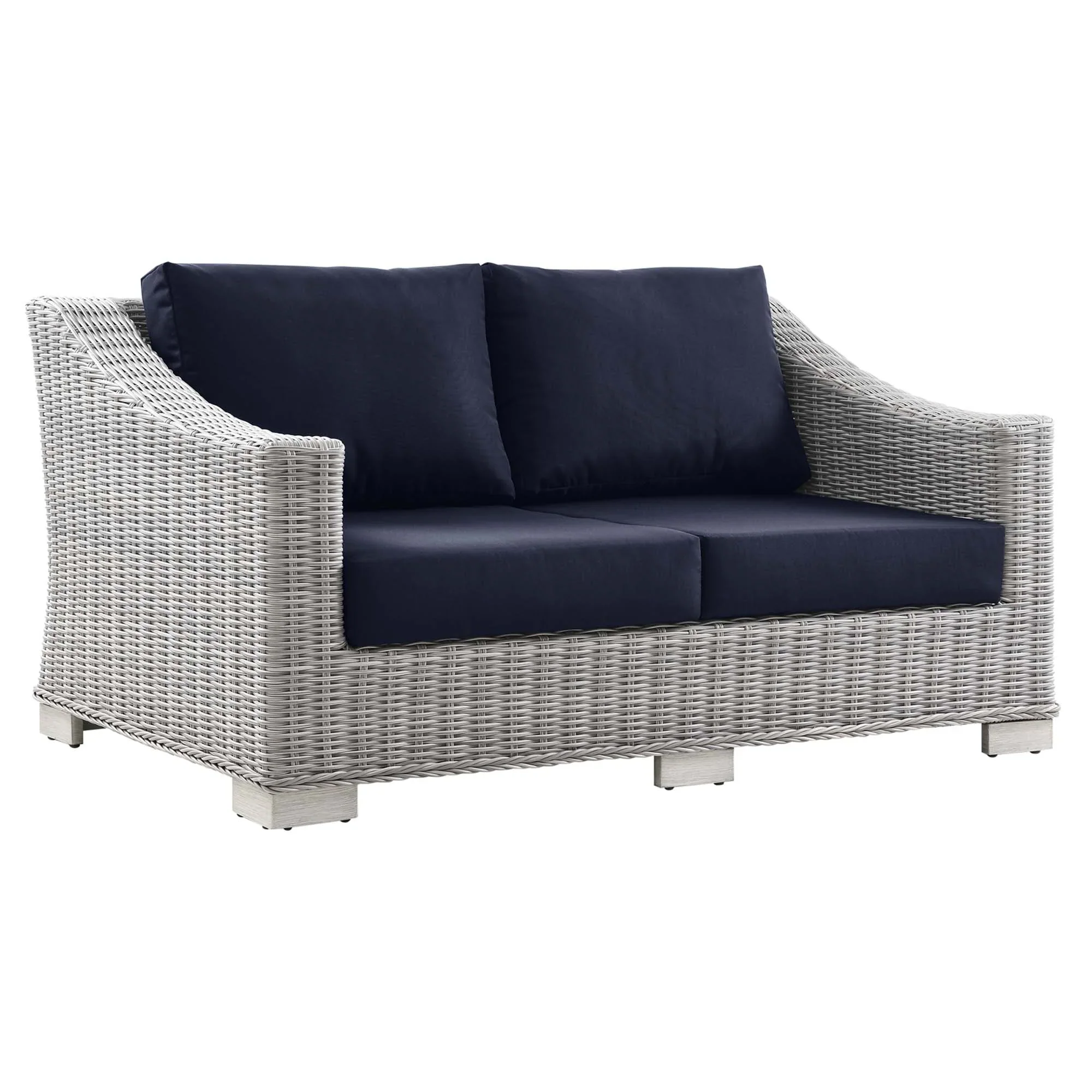 Conway 5-Piece Outdoor Patio Wicker Rattan Furniture Set - Image 23
