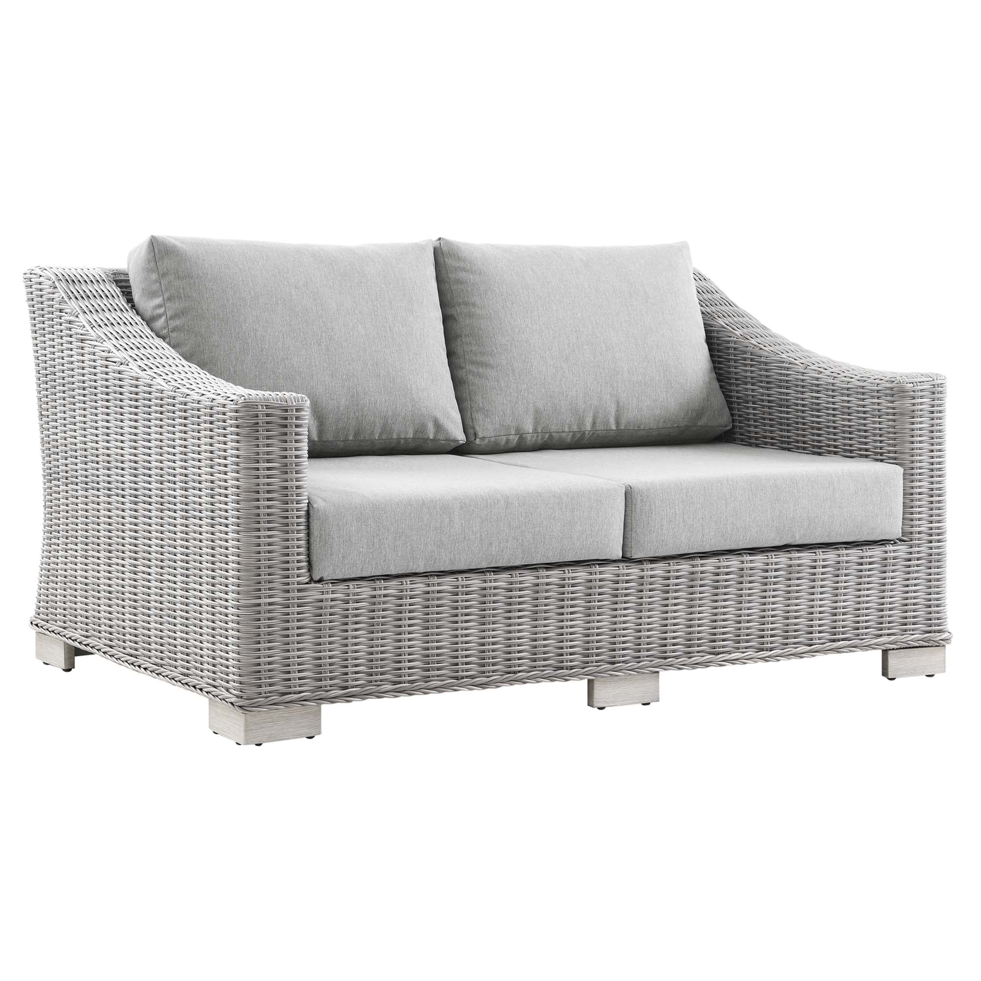 Conway 5-Piece Outdoor Patio Wicker Rattan Furniture Set - Image 4