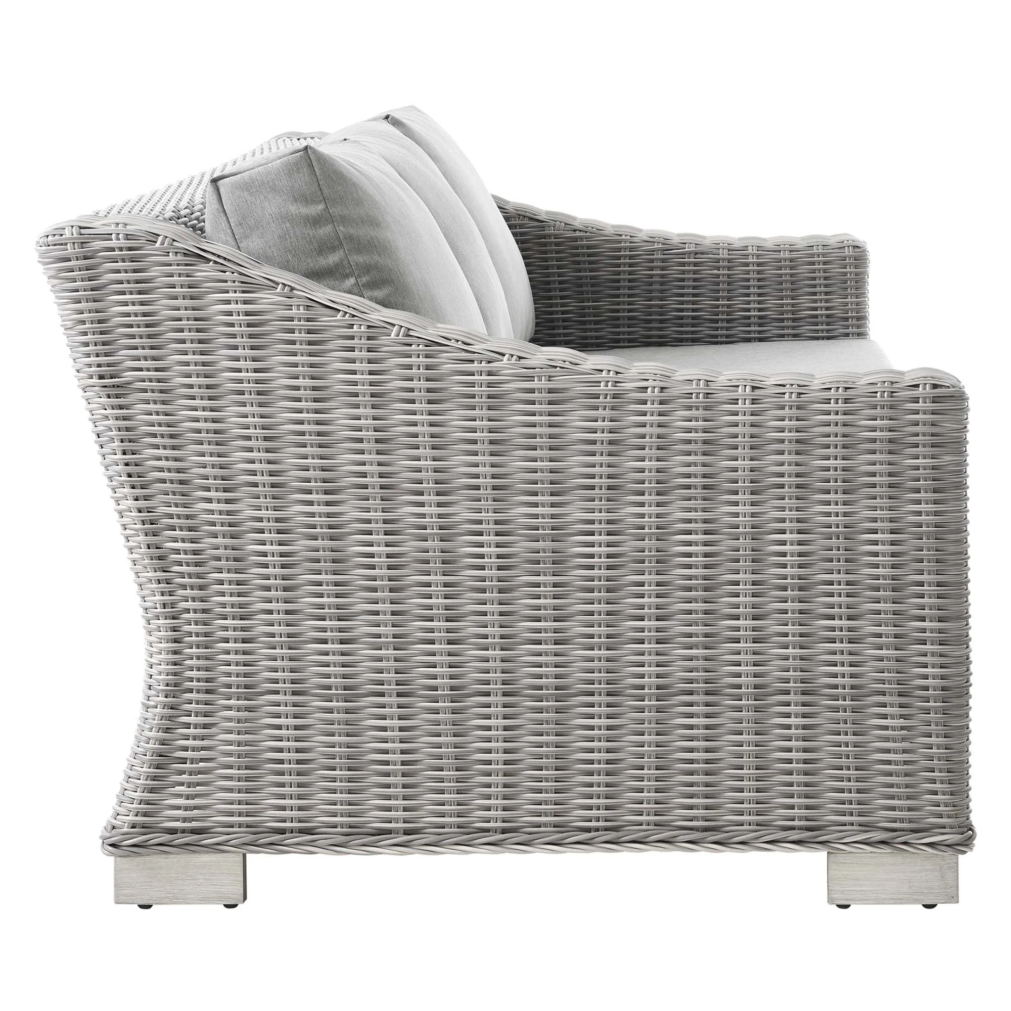 Conway 5-Piece Outdoor Patio Wicker Rattan Furniture Set - Image 9