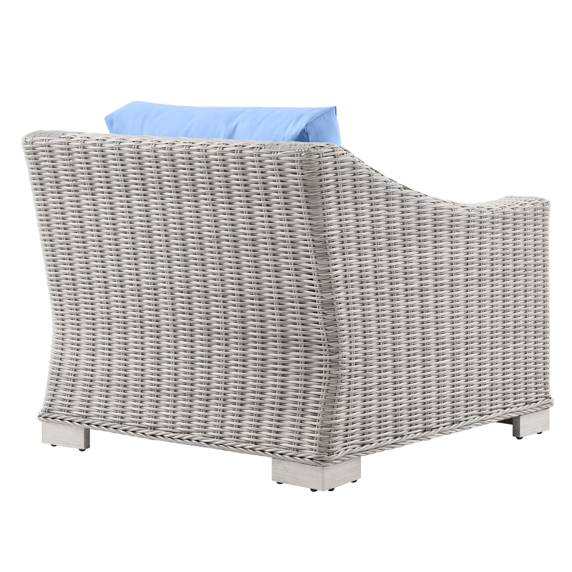 Conway Outdoor Patio Wicker Rattan Armchair - Image 13