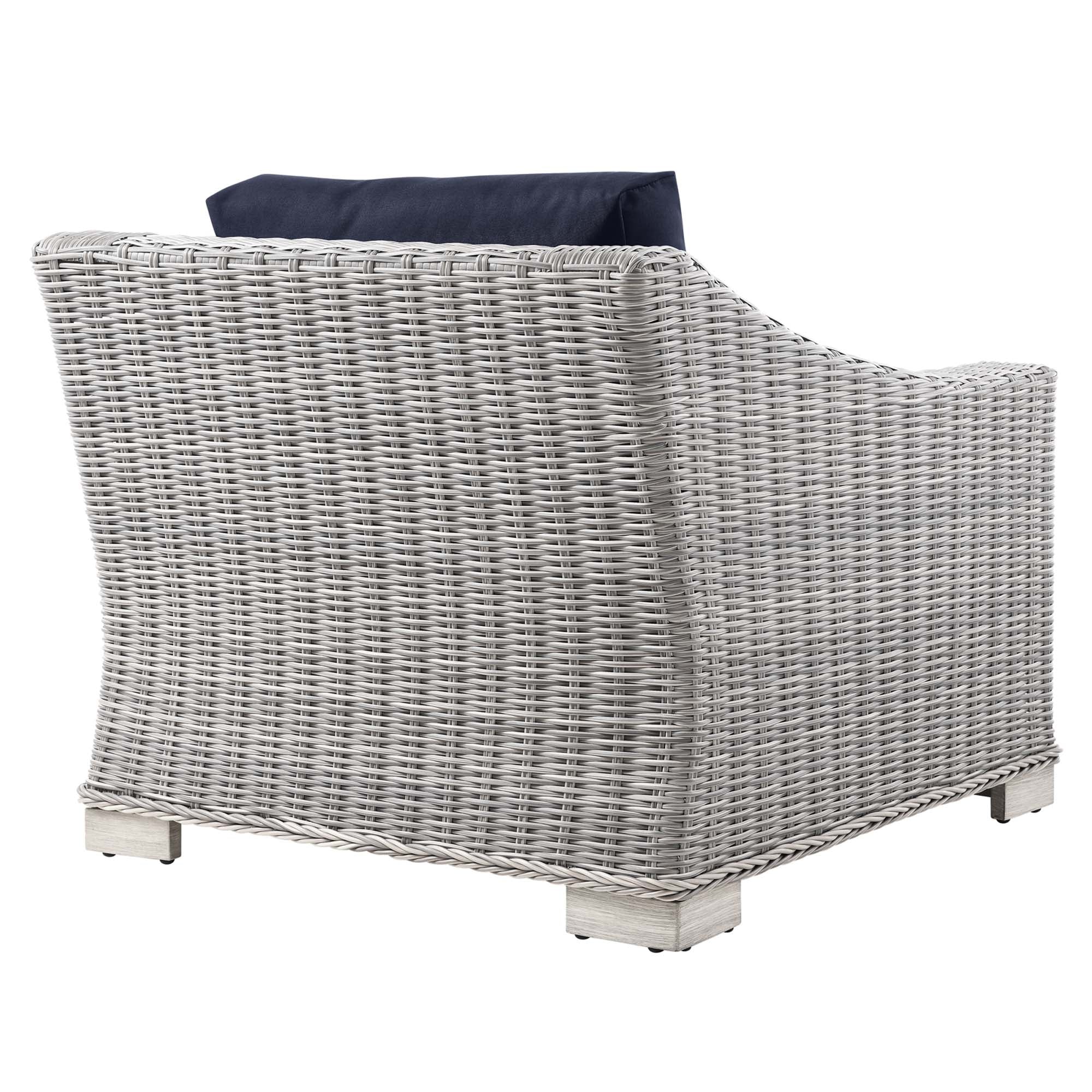 Conway Outdoor Patio Wicker Rattan Armchair - Image 21