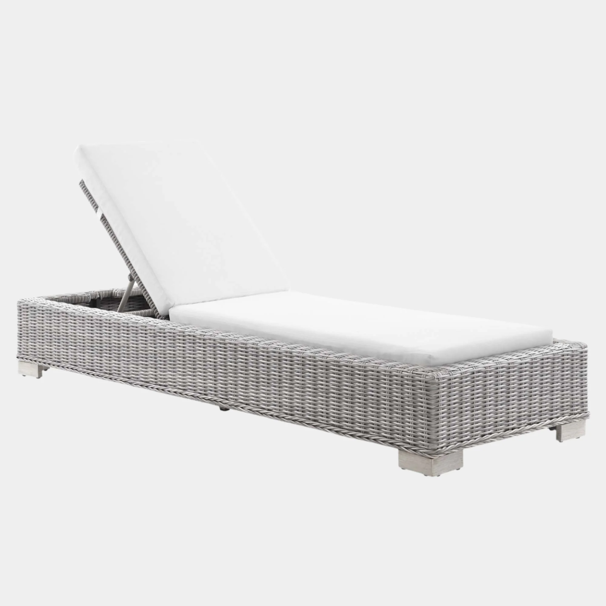 Conway Outdoor Patio Wicker Rattan Chaise Lounge - Image 19