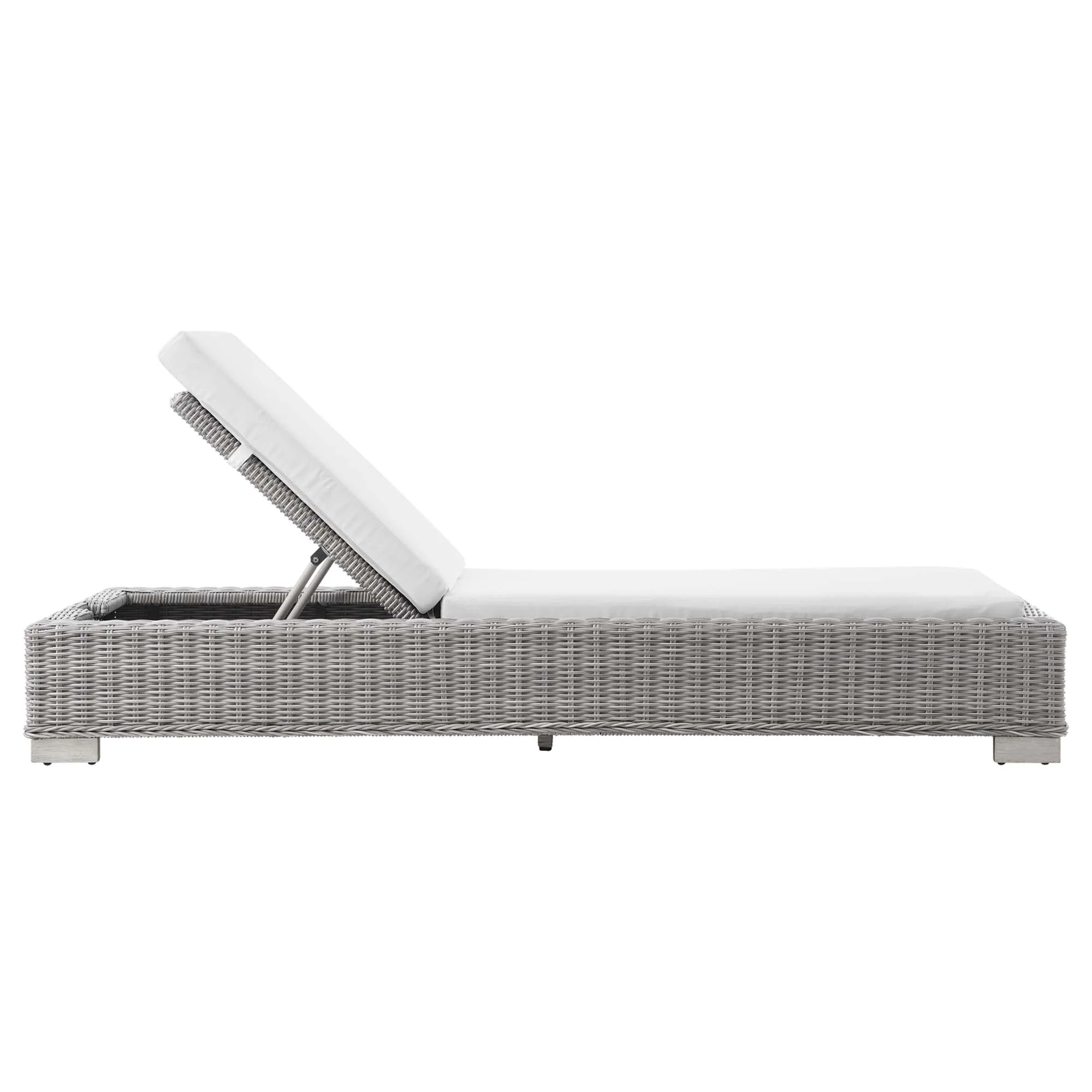 Conway Outdoor Patio Wicker Rattan Chaise Lounge - Image 23