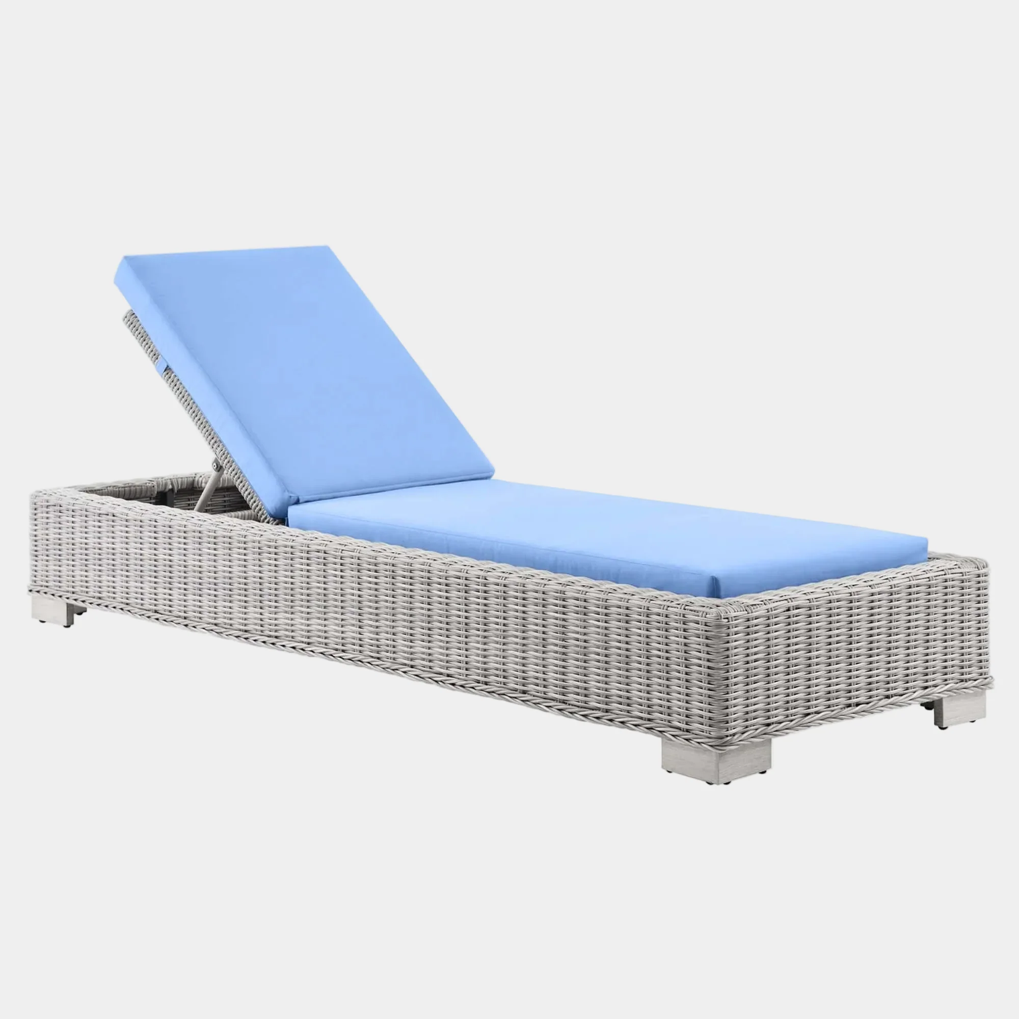 Conway Outdoor Patio Wicker Rattan Chaise Lounge - Image 28