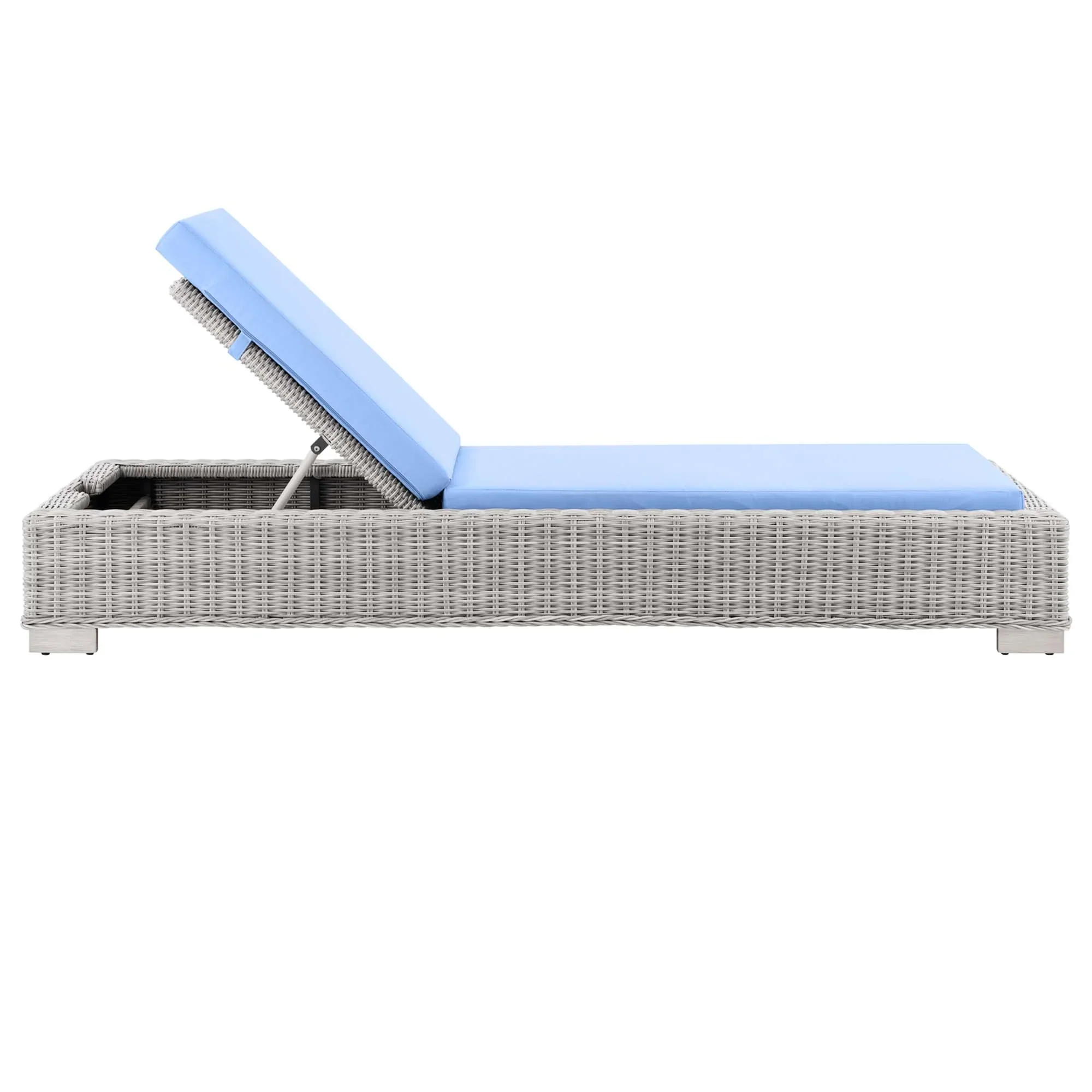 Conway Outdoor Patio Wicker Rattan Chaise Lounge - Image 32