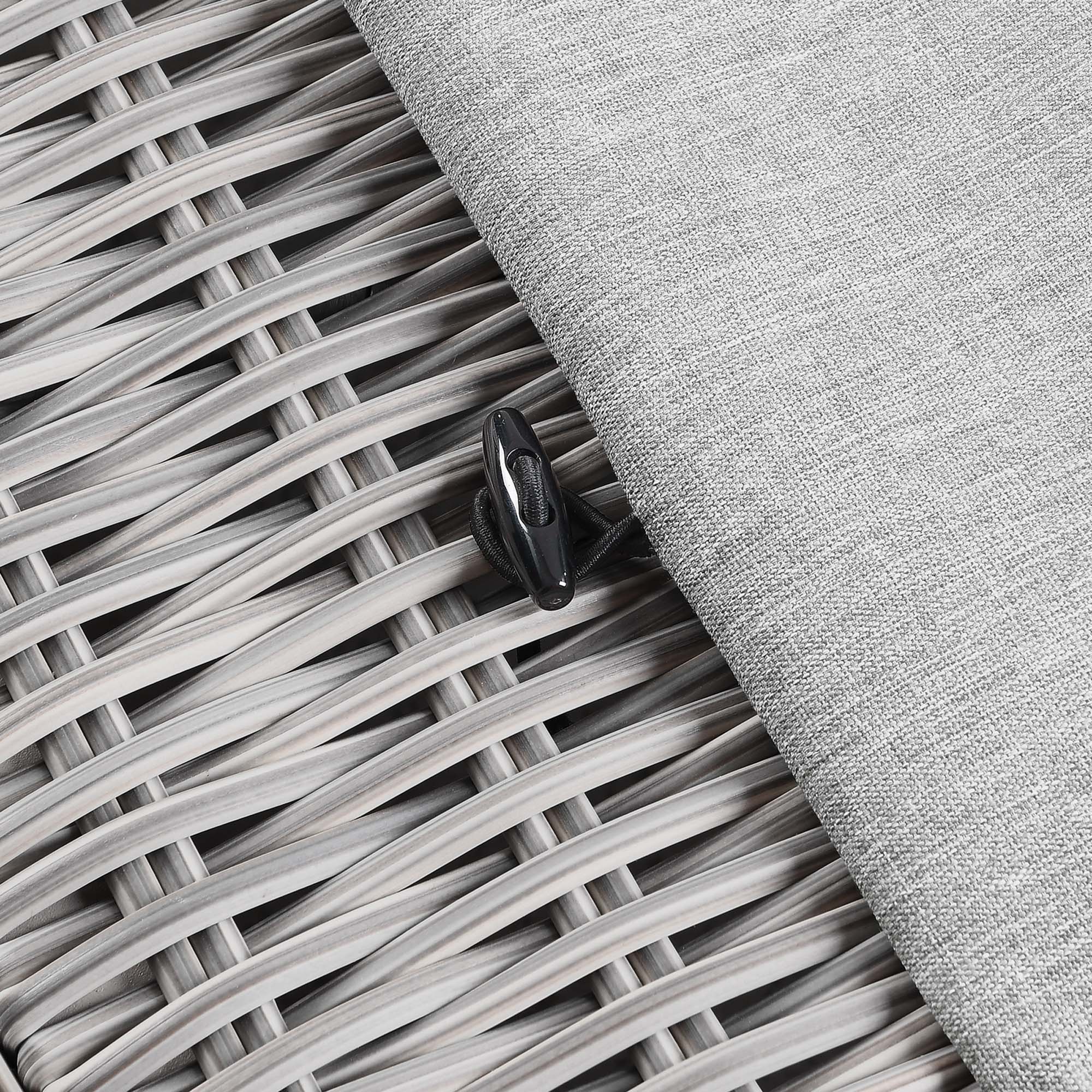 Conway Outdoor Patio Wicker Rattan Ottoman - Image 6