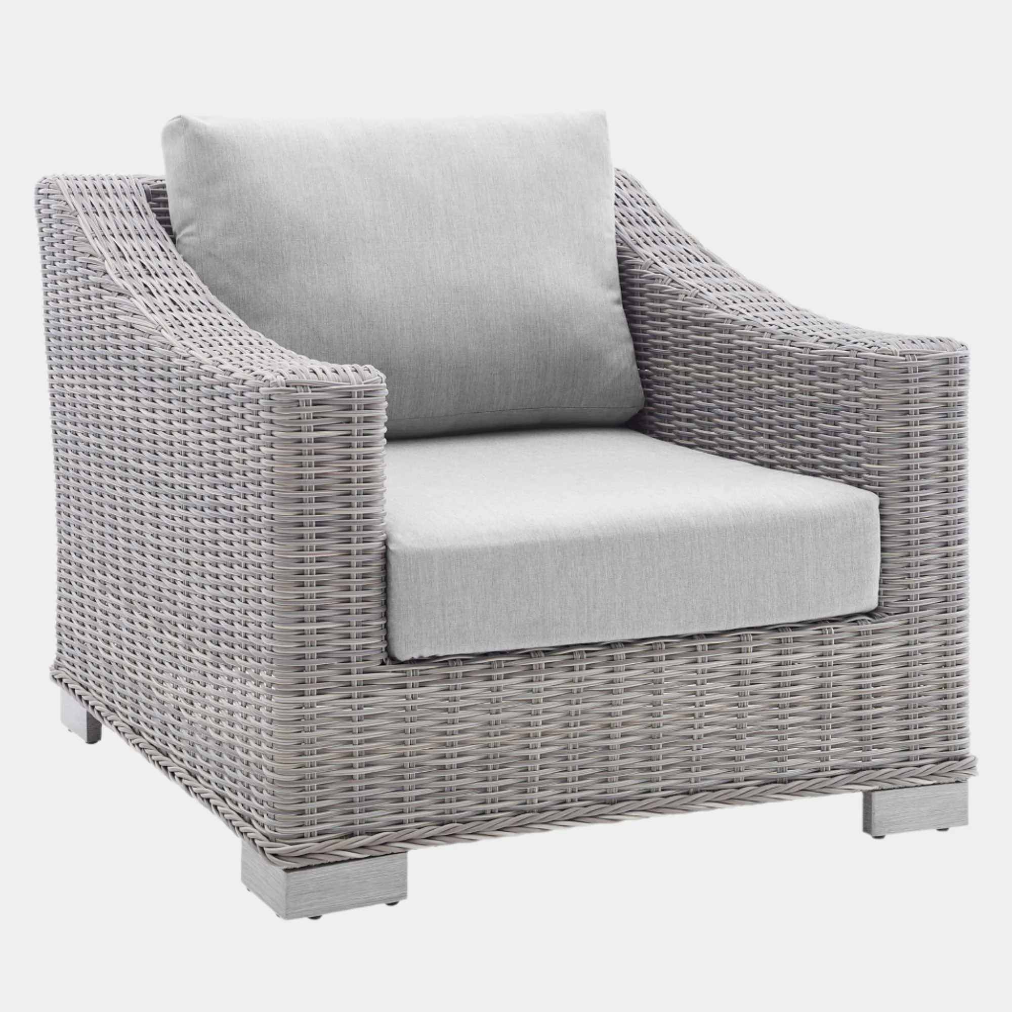 Conway Sunbrella® Outdoor Patio Wicker Rattan Armchair