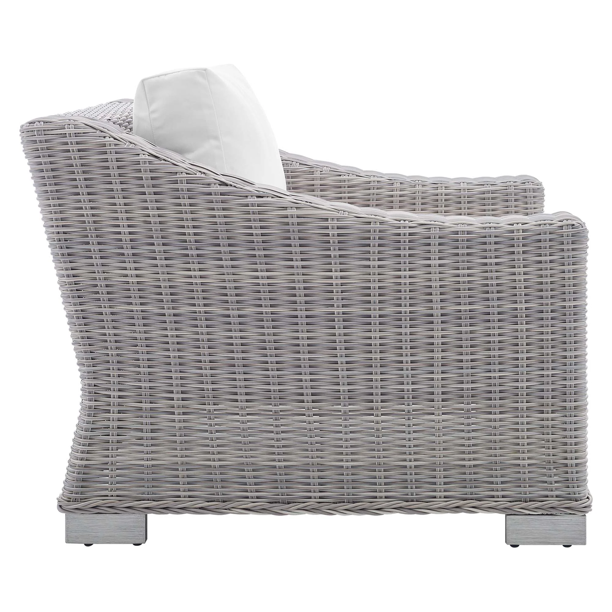 Conway Sunbrella® Outdoor Patio Wicker Rattan Armchair - Image 13