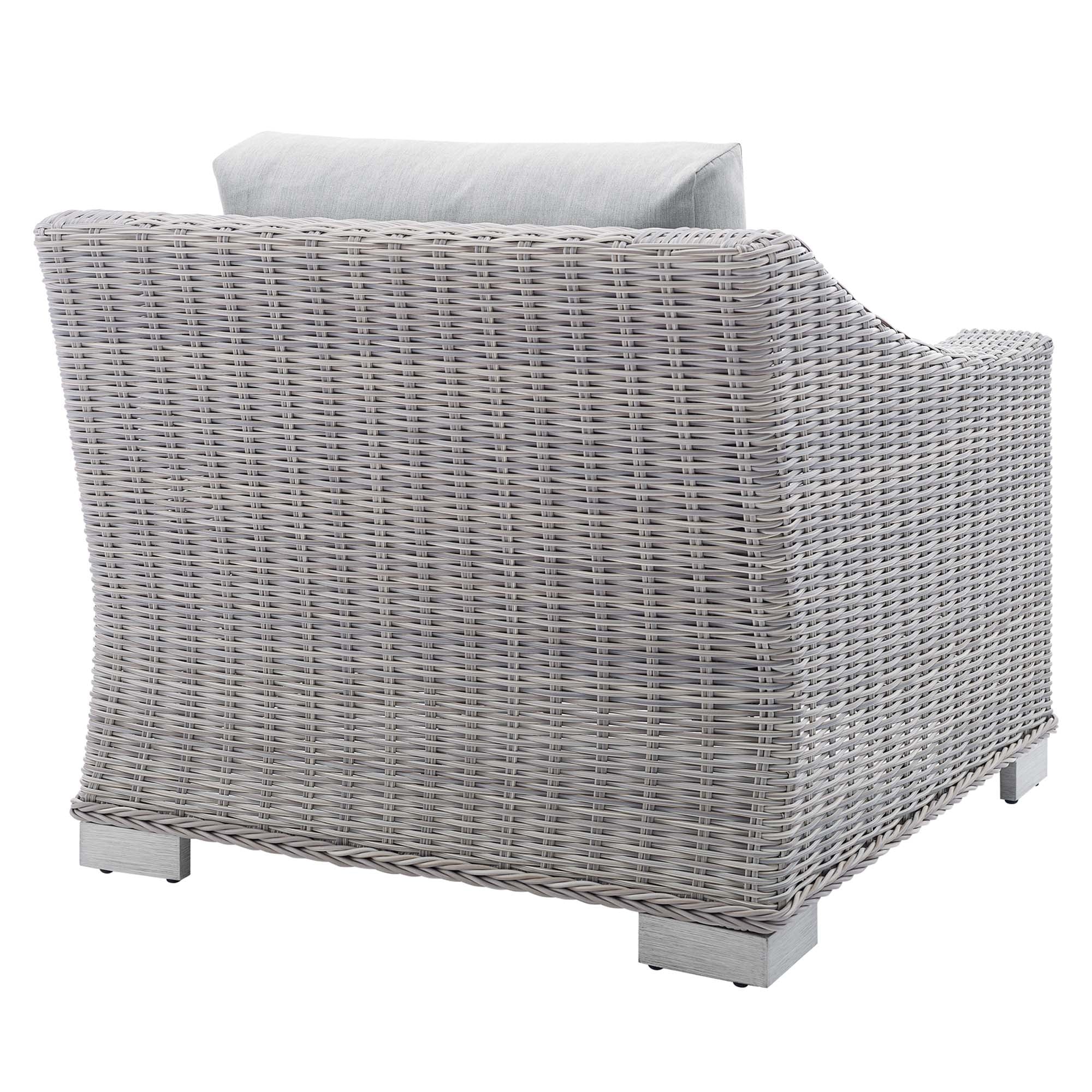 Conway Sunbrella® Outdoor Patio Wicker Rattan Armchair - Image 5