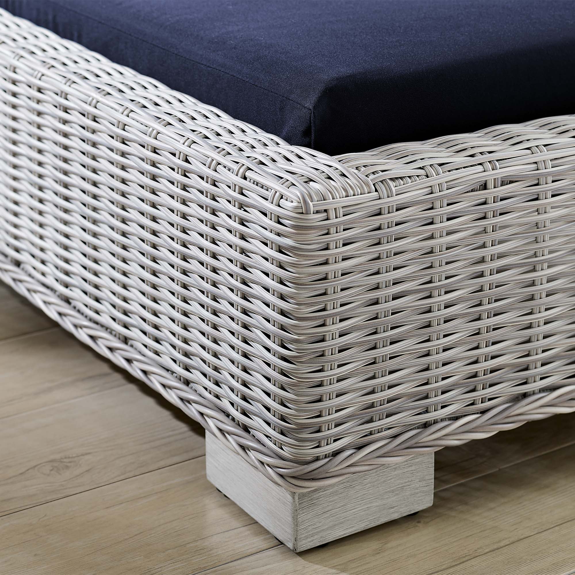 Conway Sunbrella® Outdoor Patio Wicker Rattan Chaise Lounge - Image 3