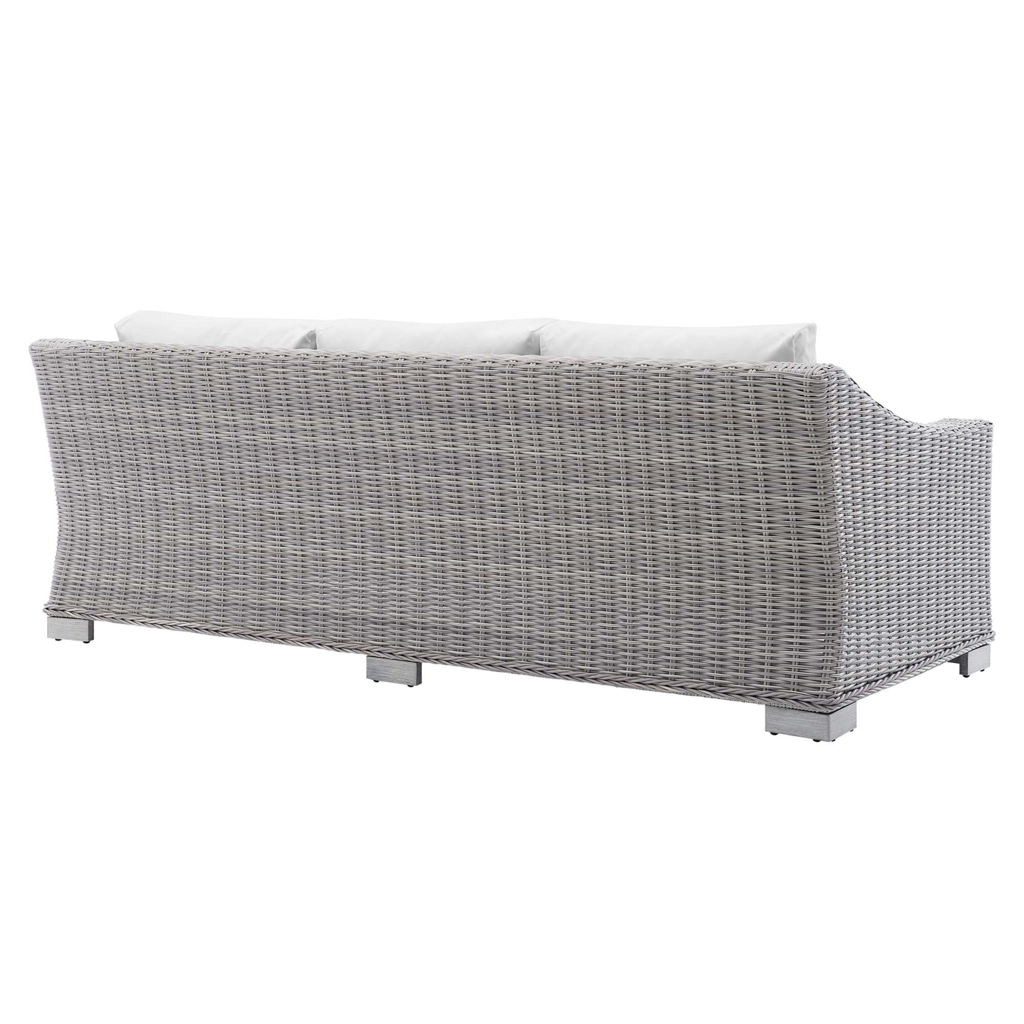 Conway Sunbrella® Outdoor Patio Wicker Rattan Sofa - Image 14