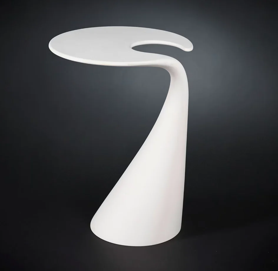 Milan White Side Table - Image 4