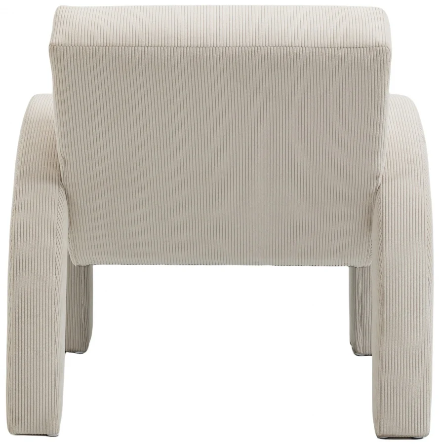 Corduroy Fabric Upholstered Accent Chair - Image 13